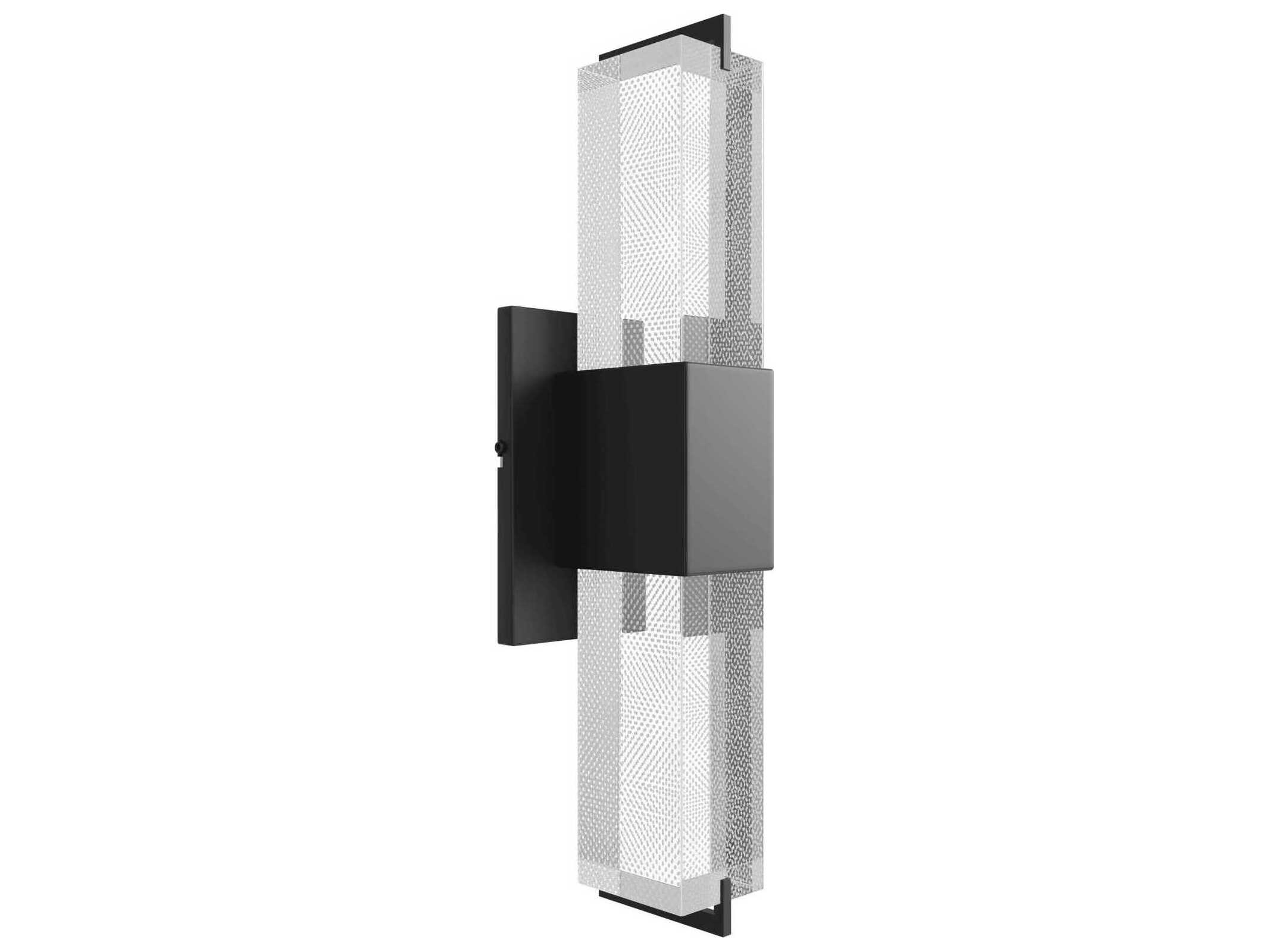 Avenue Lighting The Original Glacier Black Wall Sconce