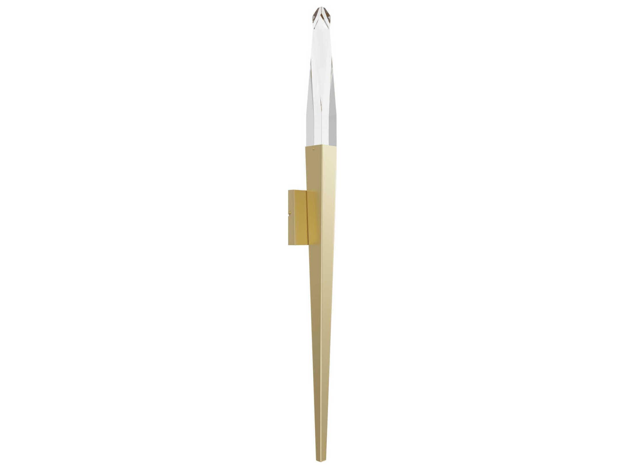 Avenue Lighting Aspen 1-Light Brushed Brass Wall Sconce