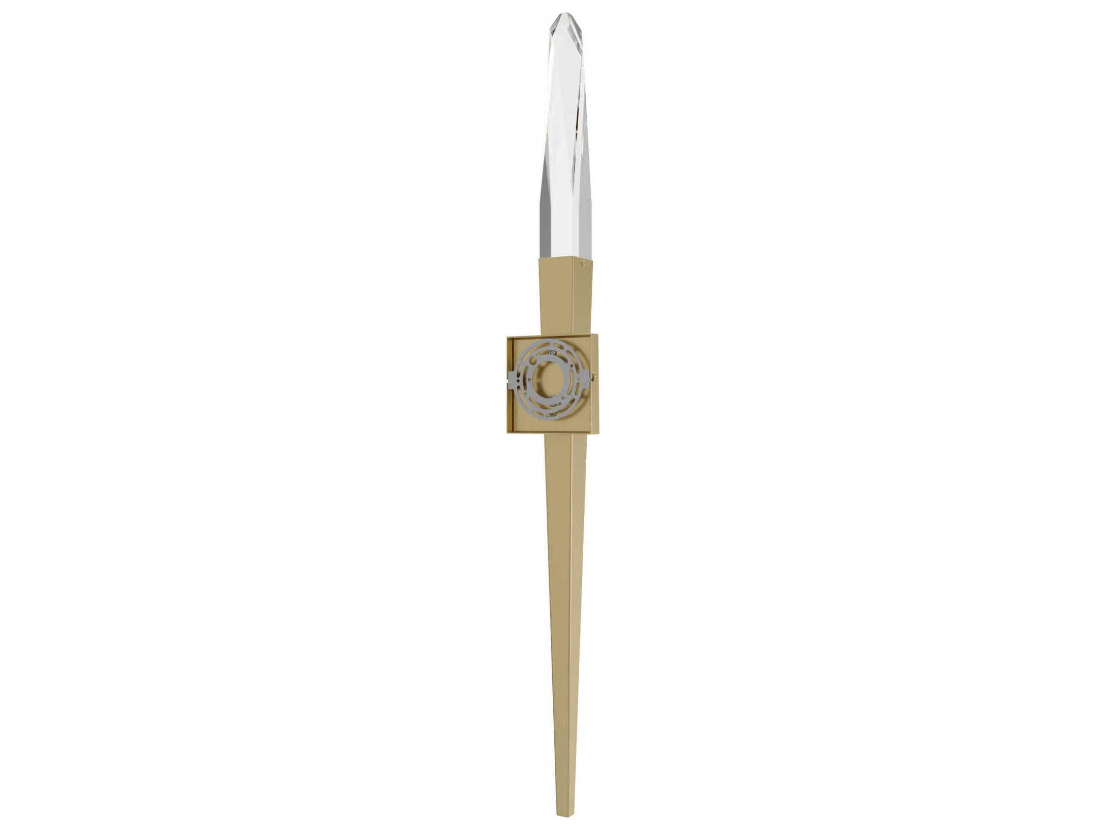 Avenue Lighting Aspen 1-Light Brushed Brass Wall Sconce