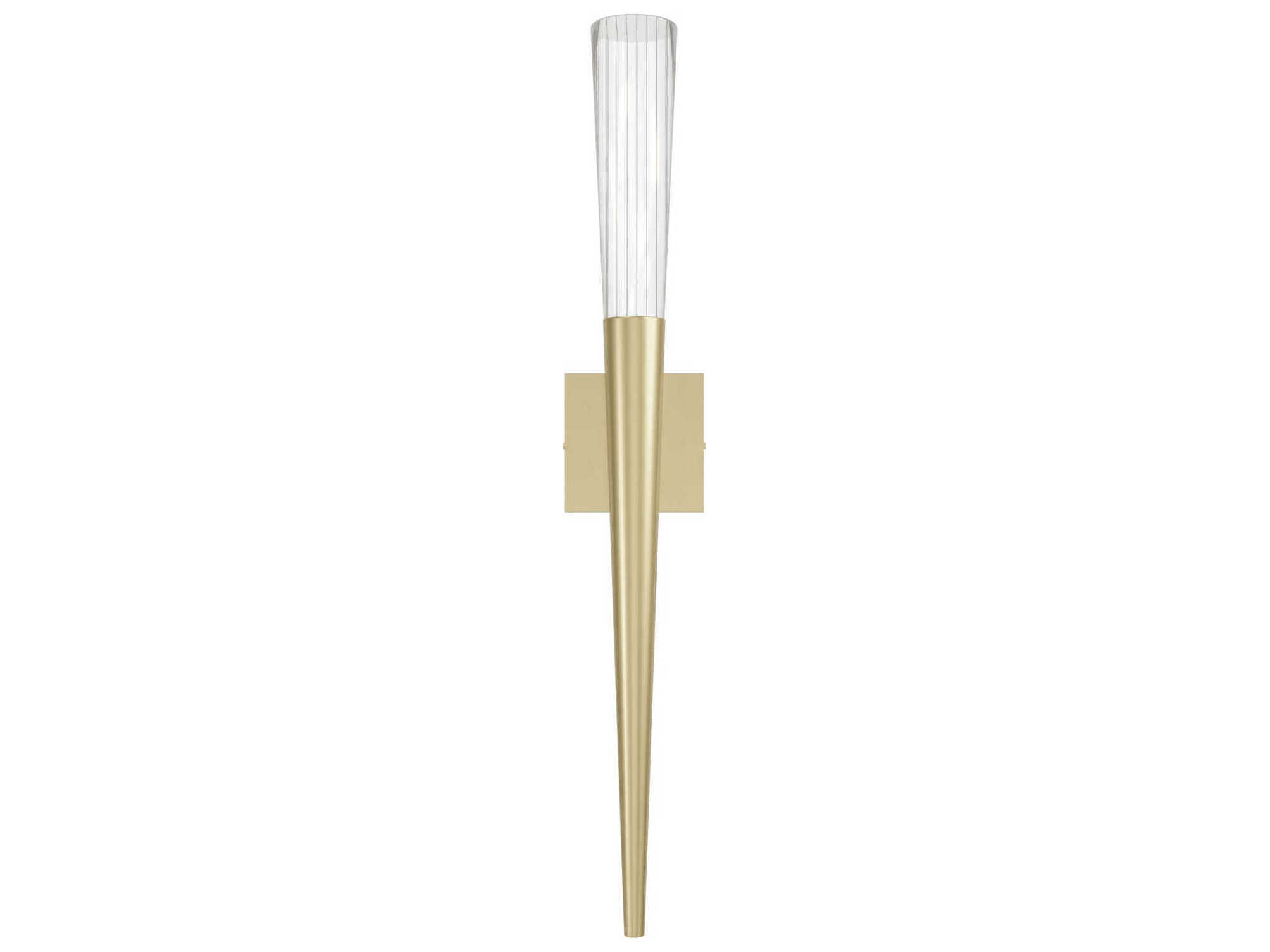 Avenue Lighting Encino 1-Light Brushed Brass Wall Sconce