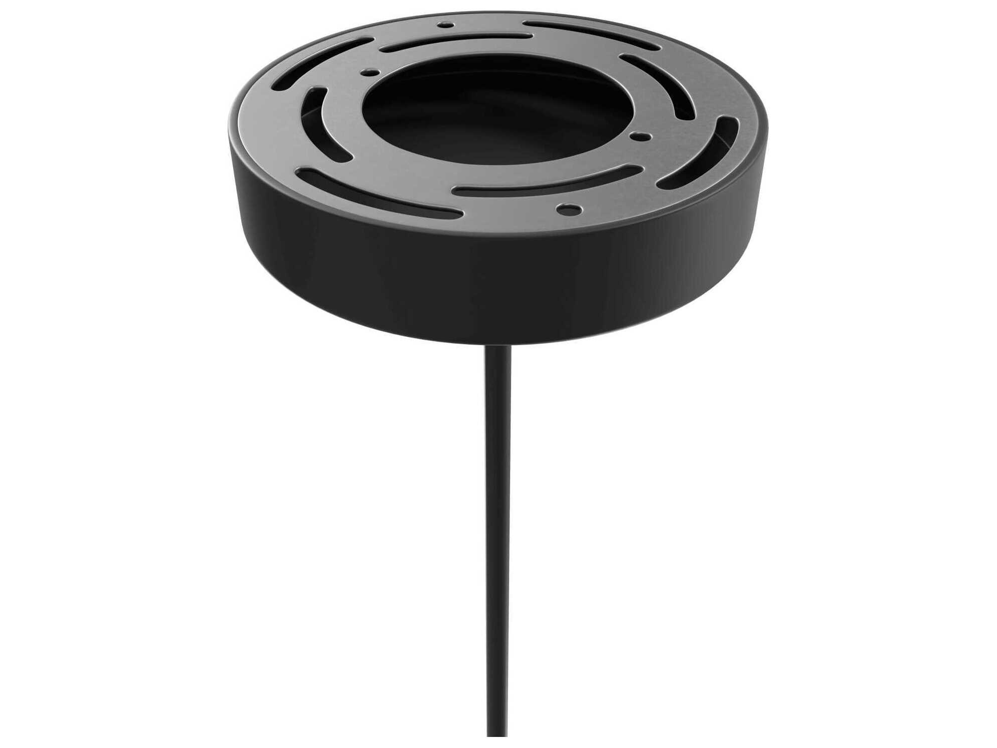 Avenue Lighting Strand 1-Light Black Cylinder Mini Pendant