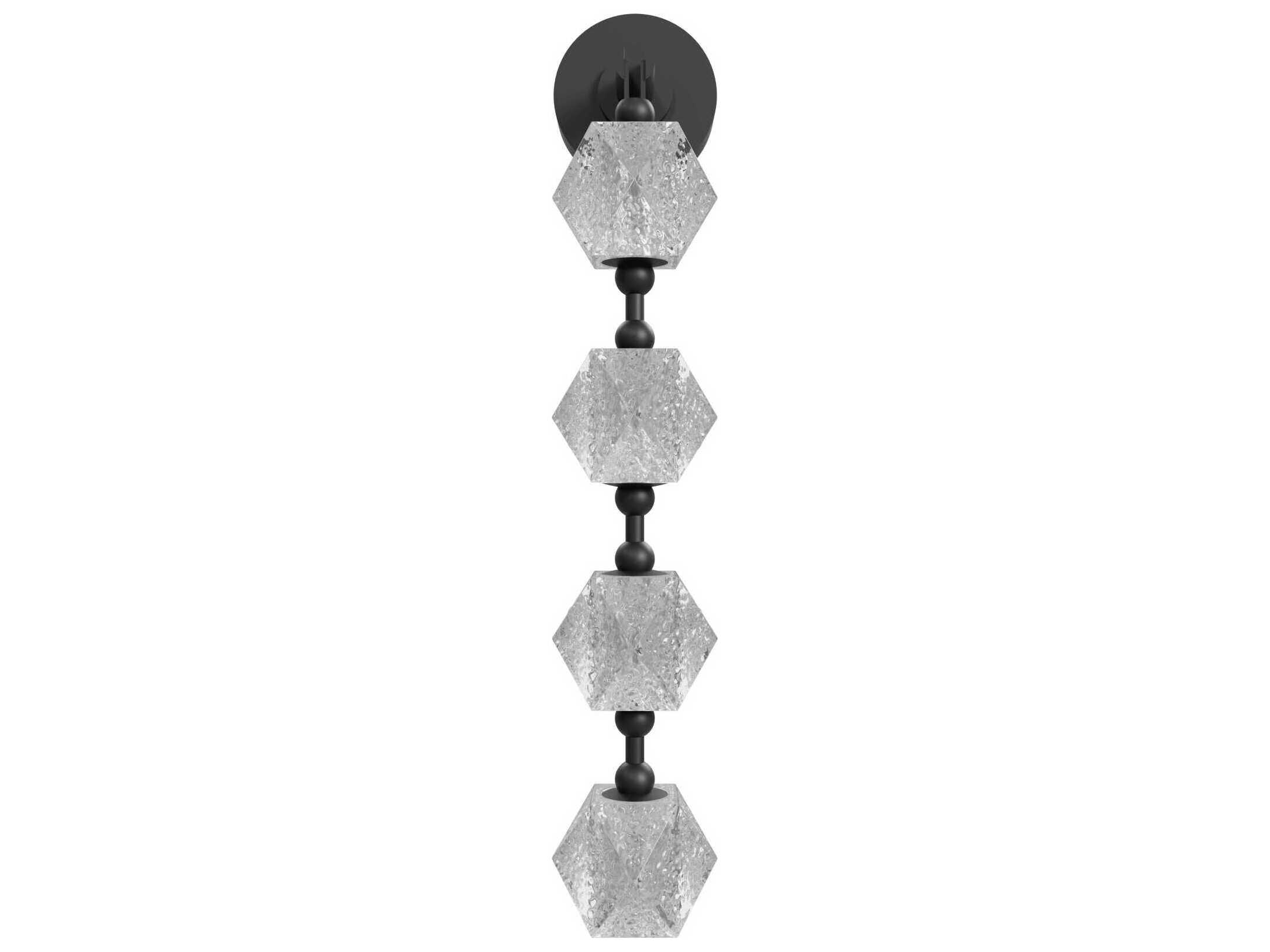 Avenue Lighting Beluga 4-Light Black Wall Sconce