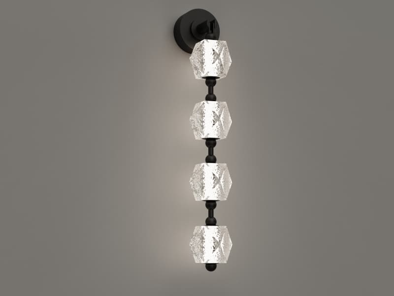 Avenue Lighting Beluga 4-Light Black Wall Sconce