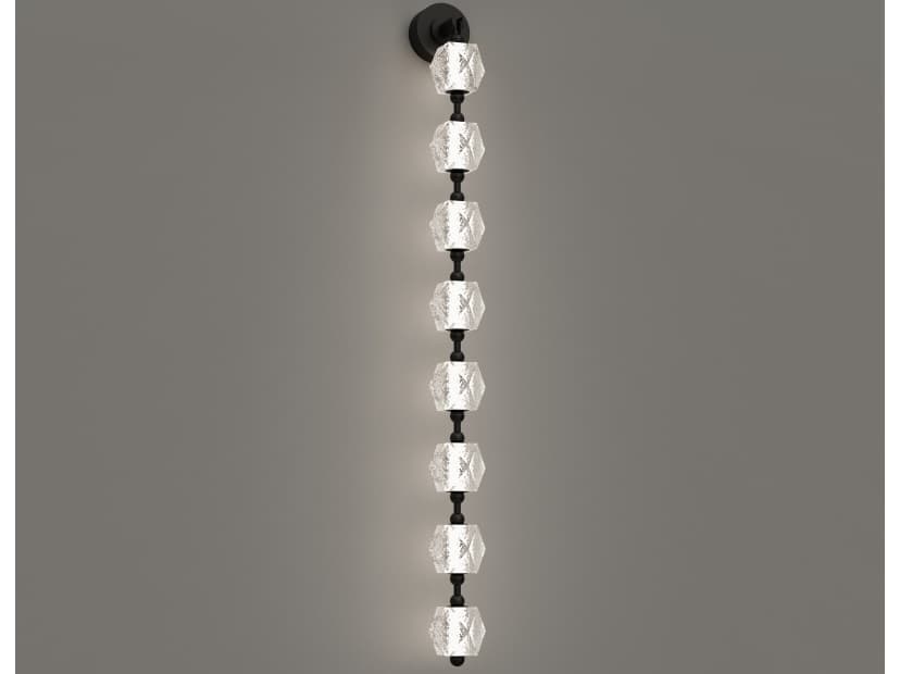 Avenue Lighting Beluga 8-Light Black Wall Sconce