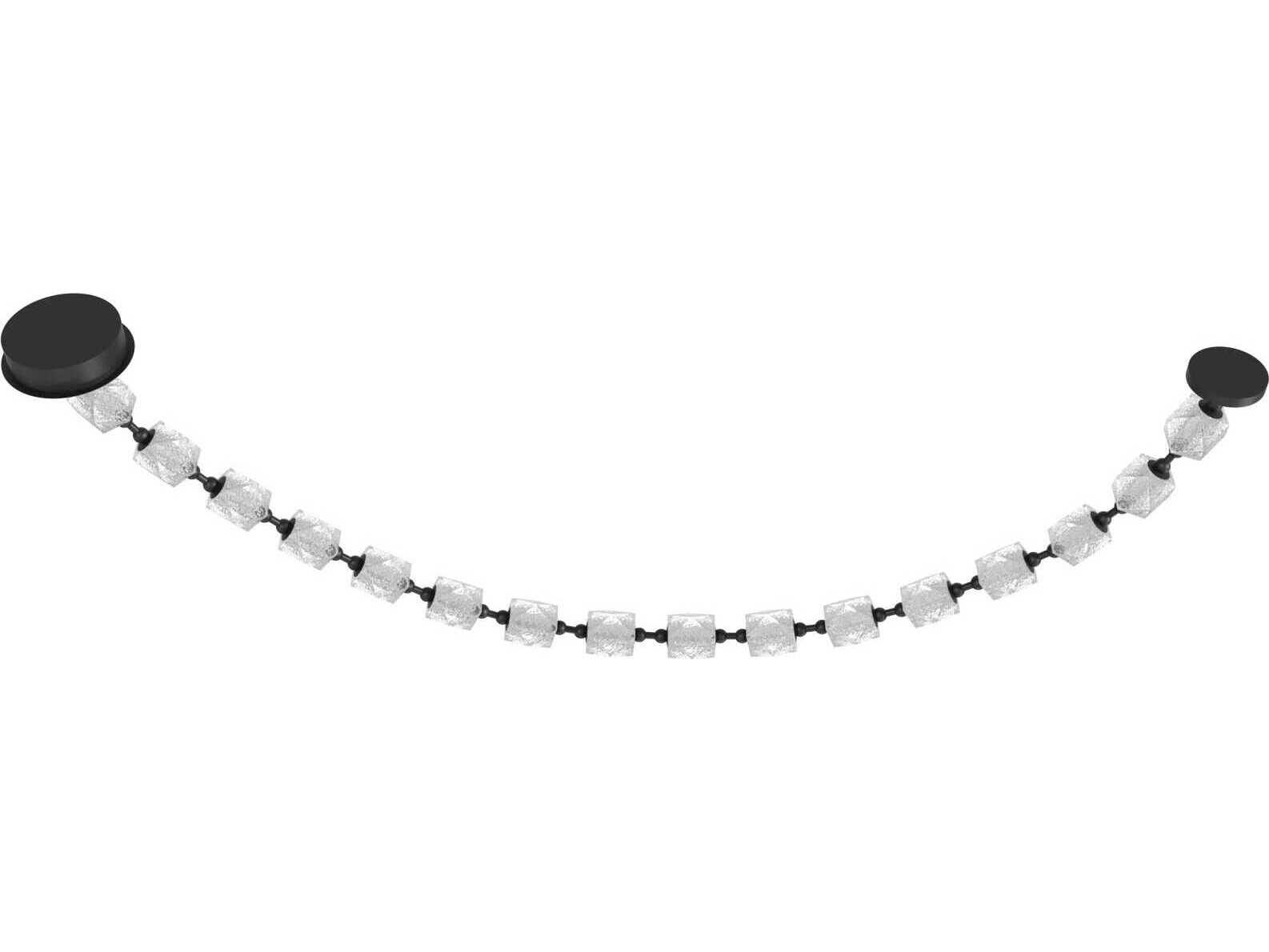 Avenue Lighting Beluga 16-Light Black Geometric Pendant