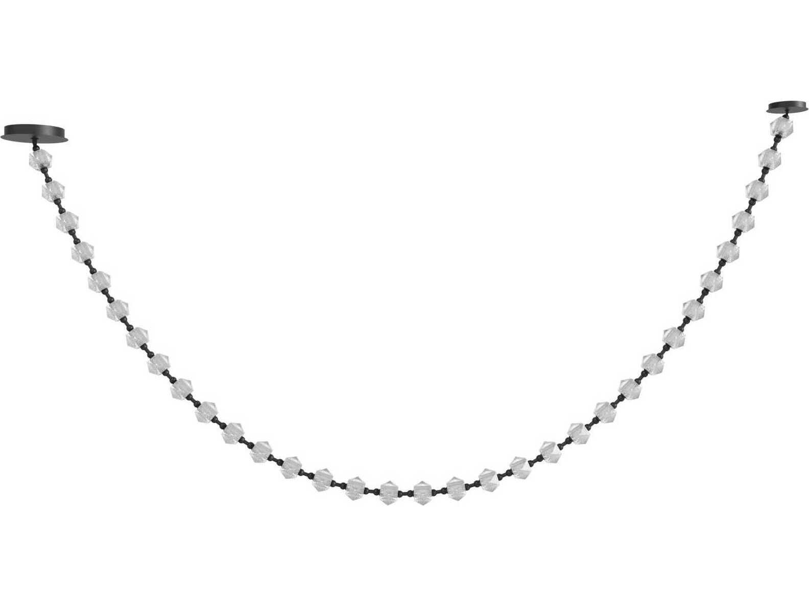 Avenue Lighting Beluga 34-Light Black Geometric Pendant