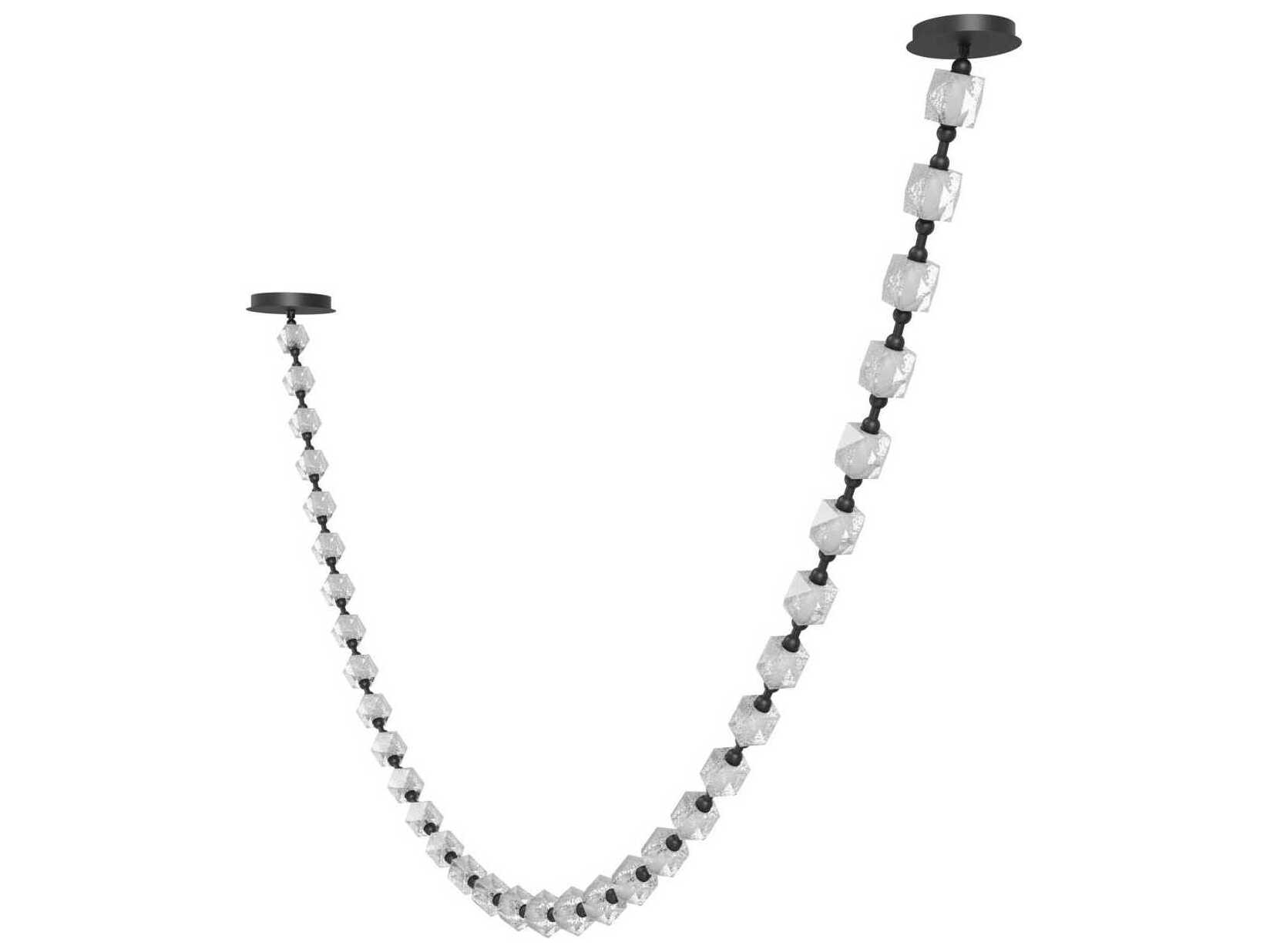 Avenue Lighting Beluga 34-Light Black Geometric Pendant