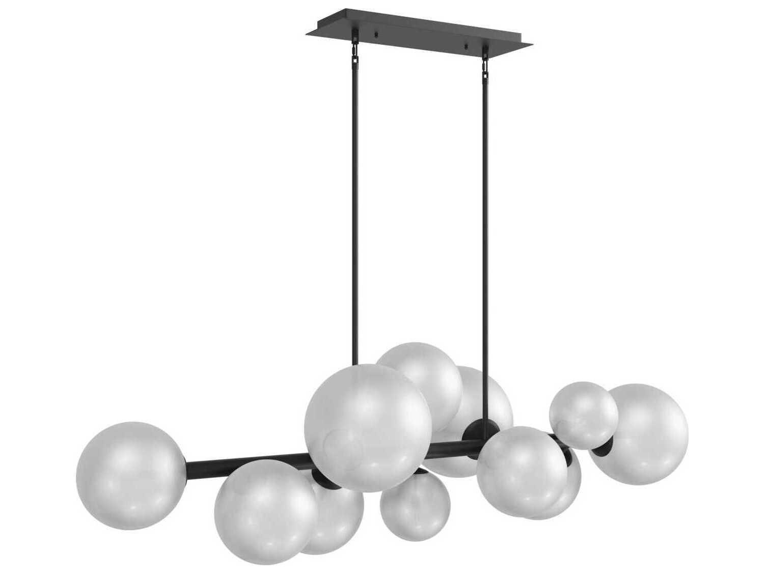 Avenue Lighting Delilah 12-Light Black Globe Island Pendant