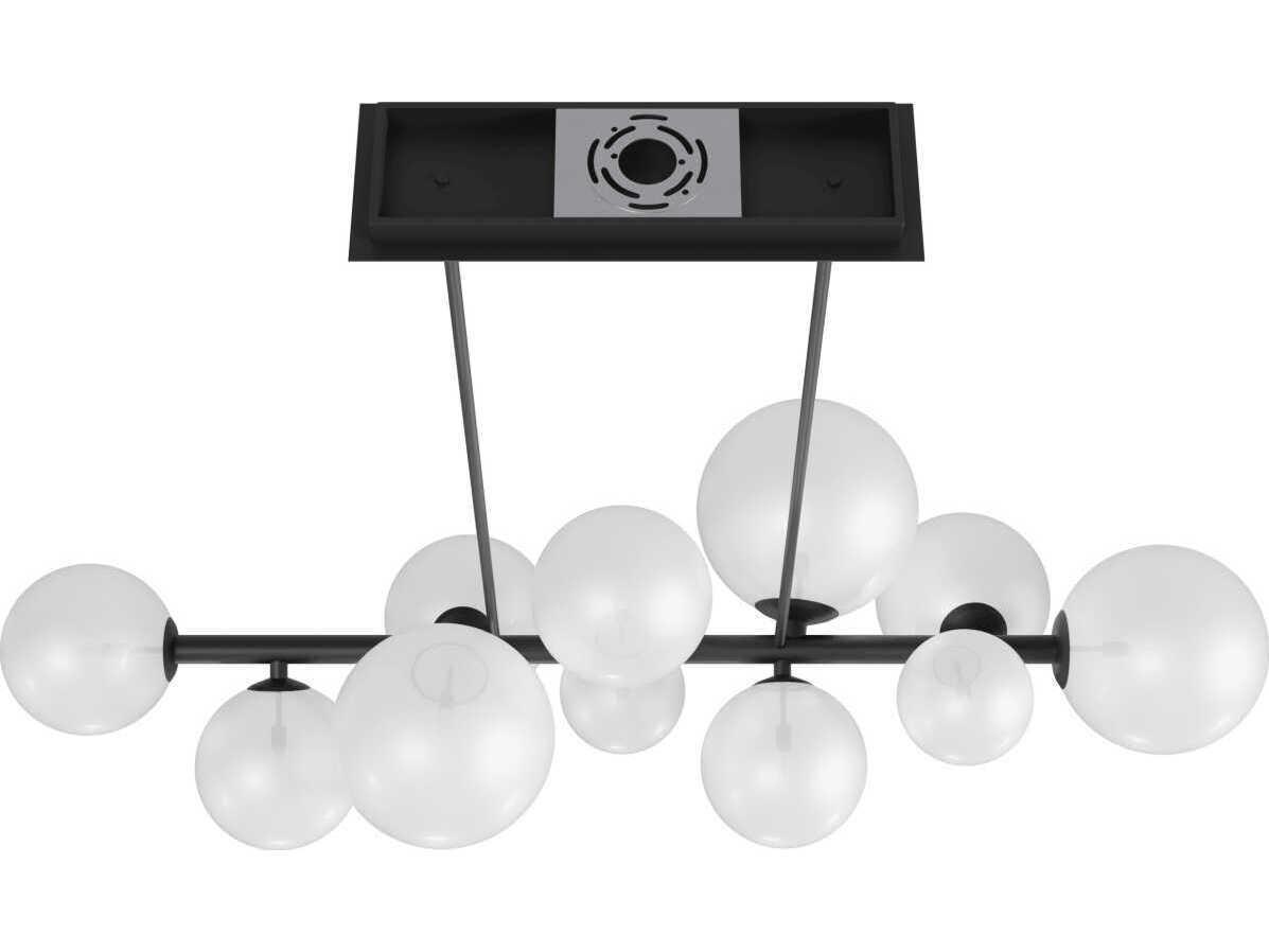 Avenue Lighting Delilah 12-Light Black Globe Island Pendant