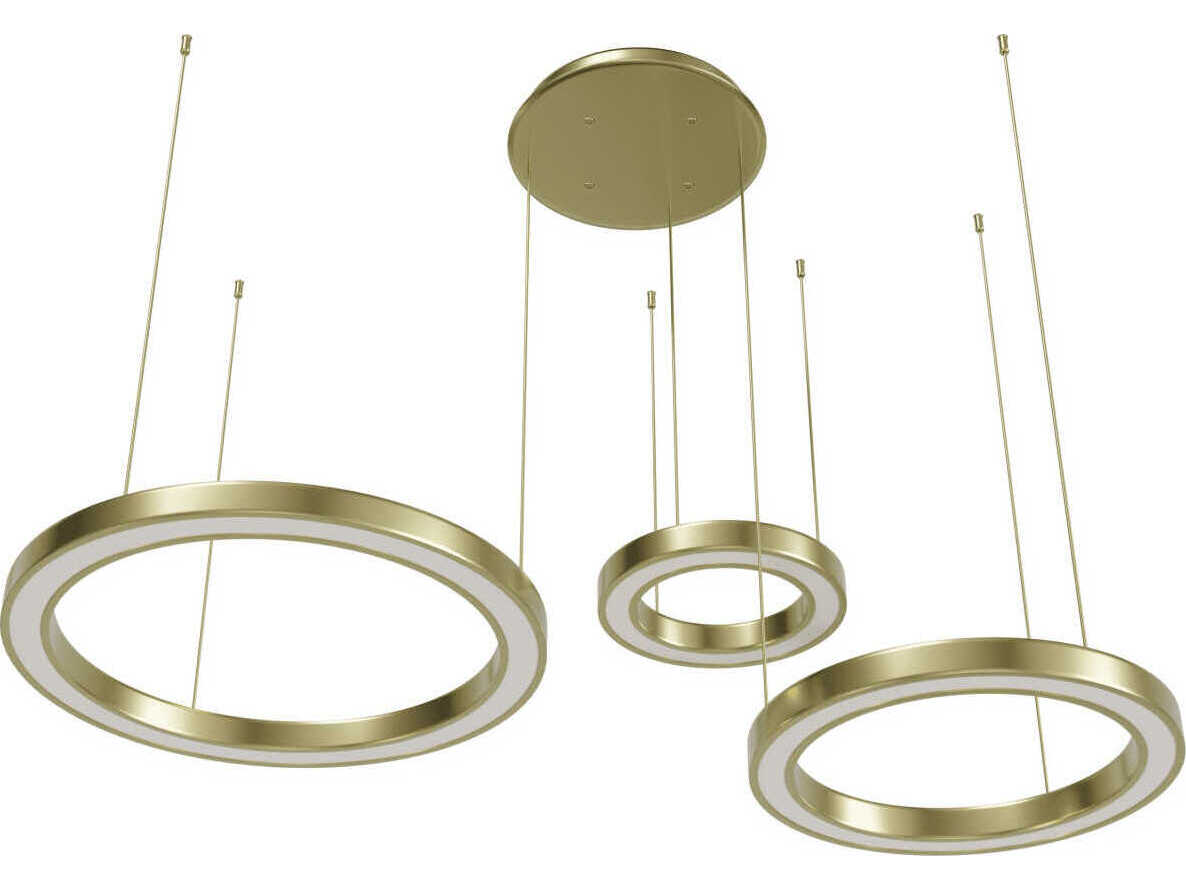 Avenue Lighting Aria Polished Brass Round Pendant