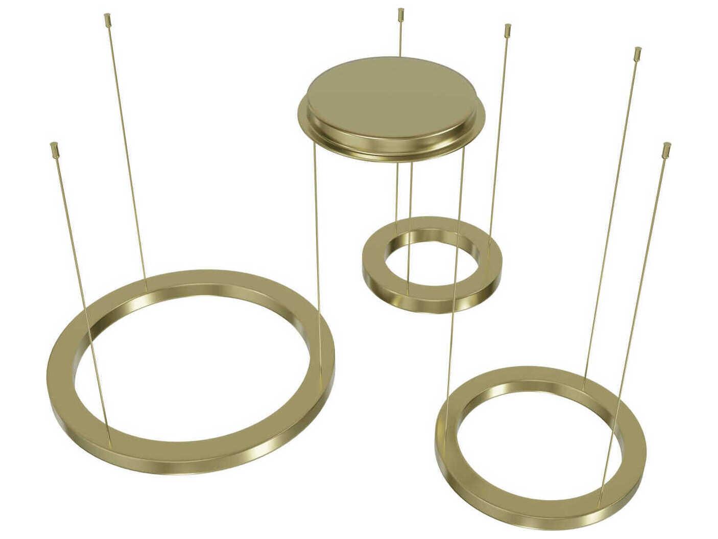 Avenue Lighting Aria Polished Brass Round Pendant