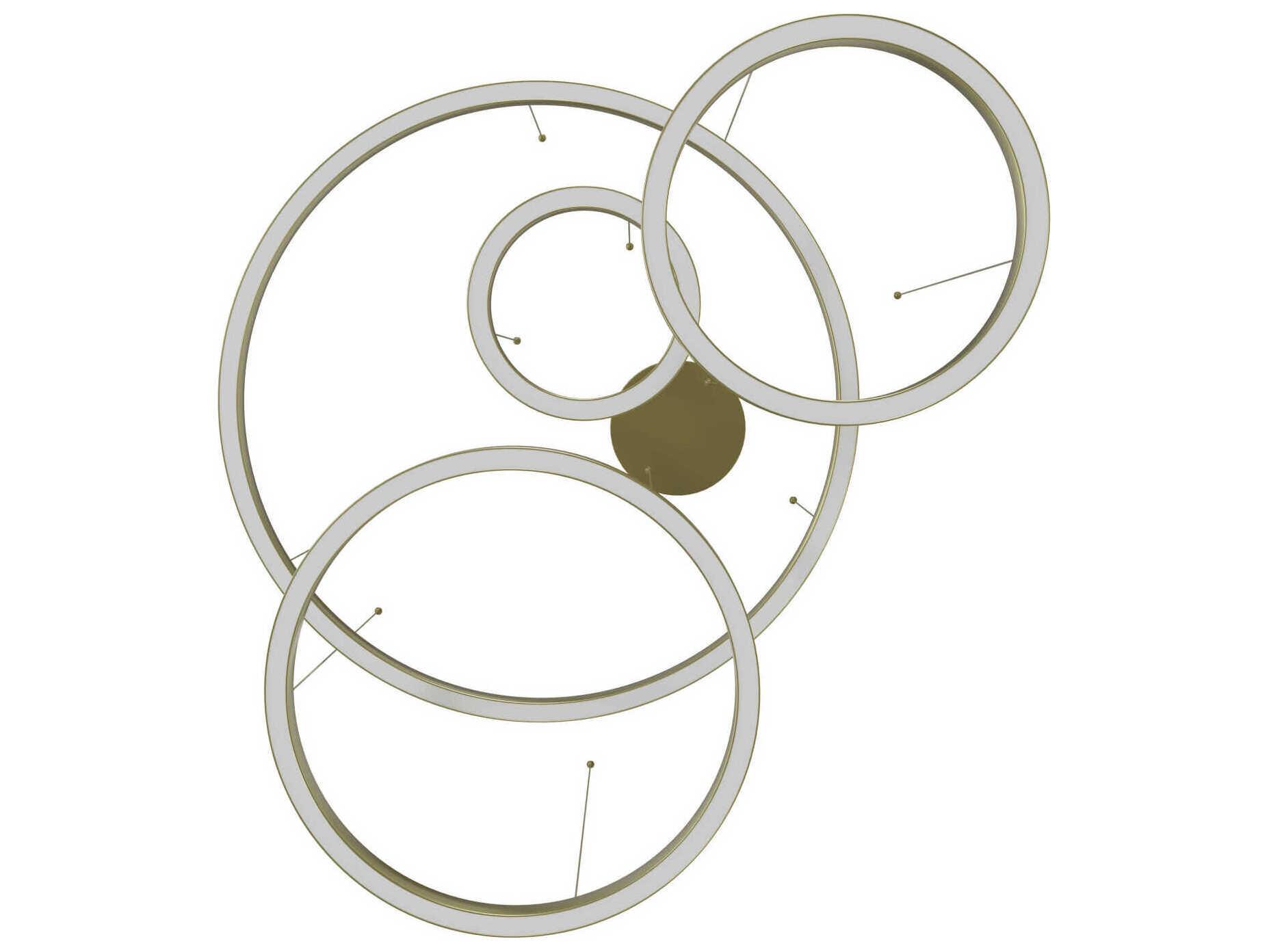 Avenue Lighting Aria Polished Brass Round Pendant