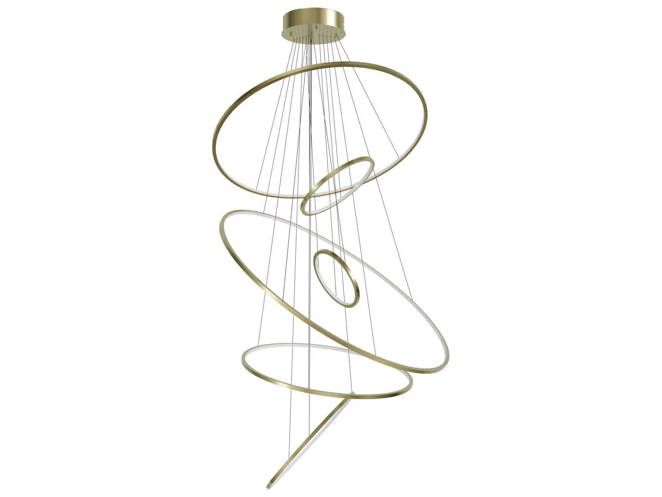 Avenue Lighting Aria Polished Brass Round Pendant