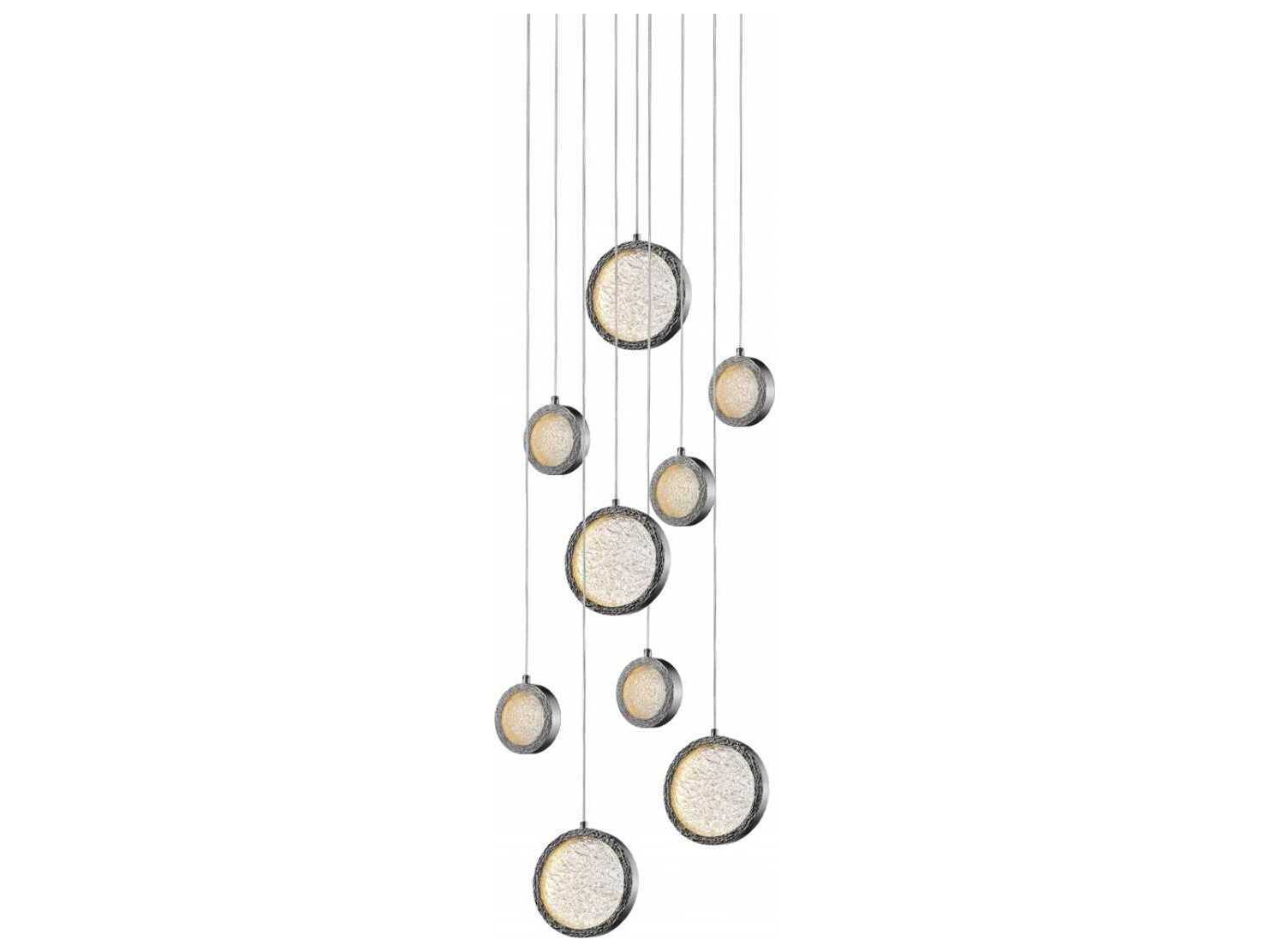 Avenue Lighting Bottega Polished Nickel Round Pendant