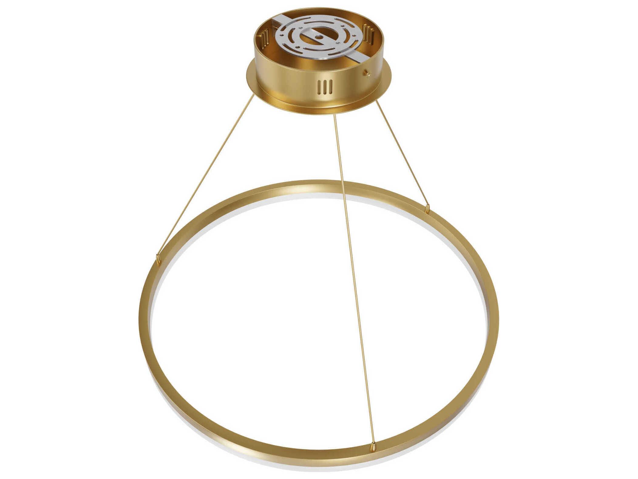 Avenue Lighting Circa Led Gold Round Pendant