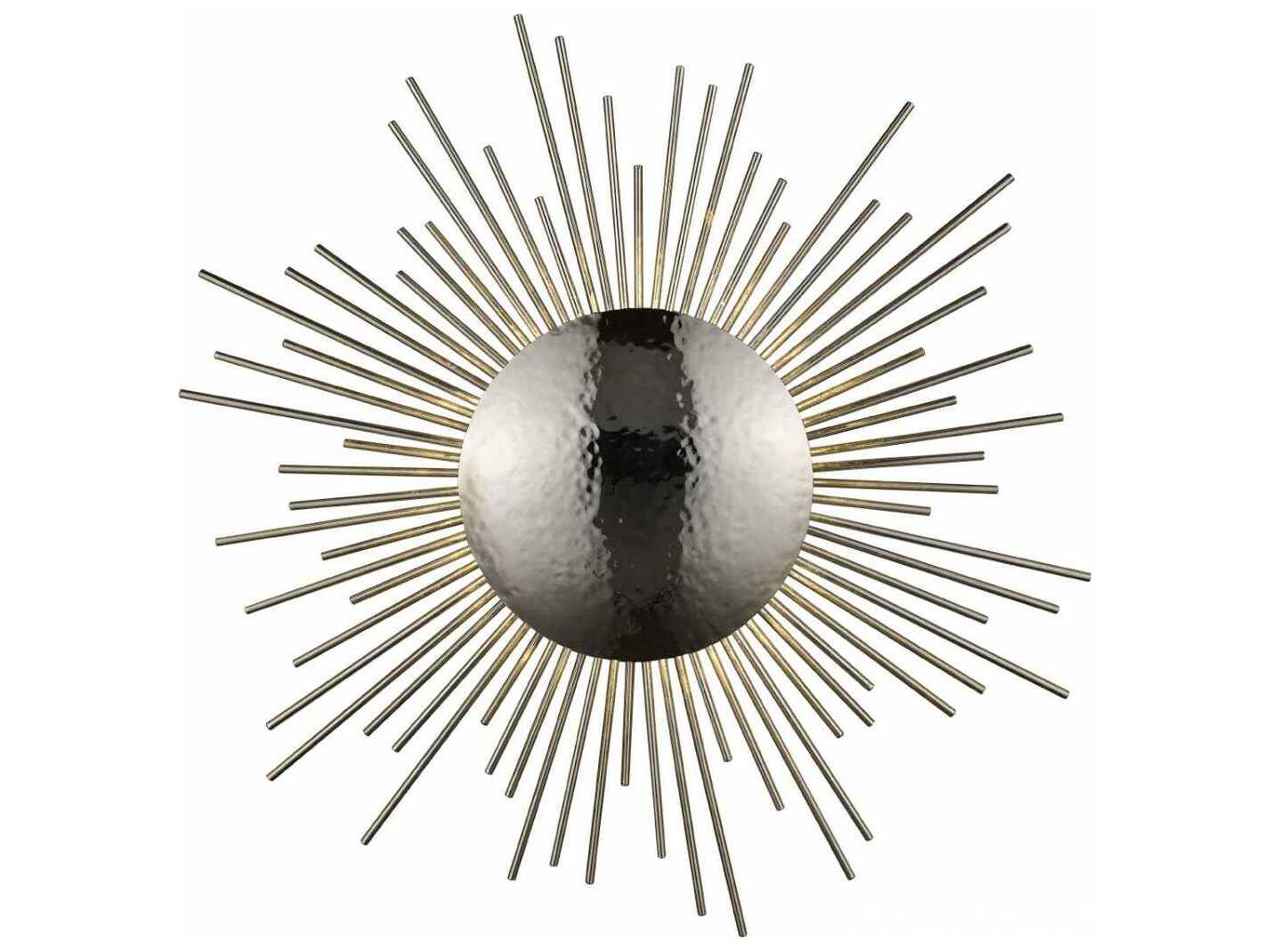 Avenue Lighting Marquee St 3-Light Hammered Polished Nickel Wall Sconce