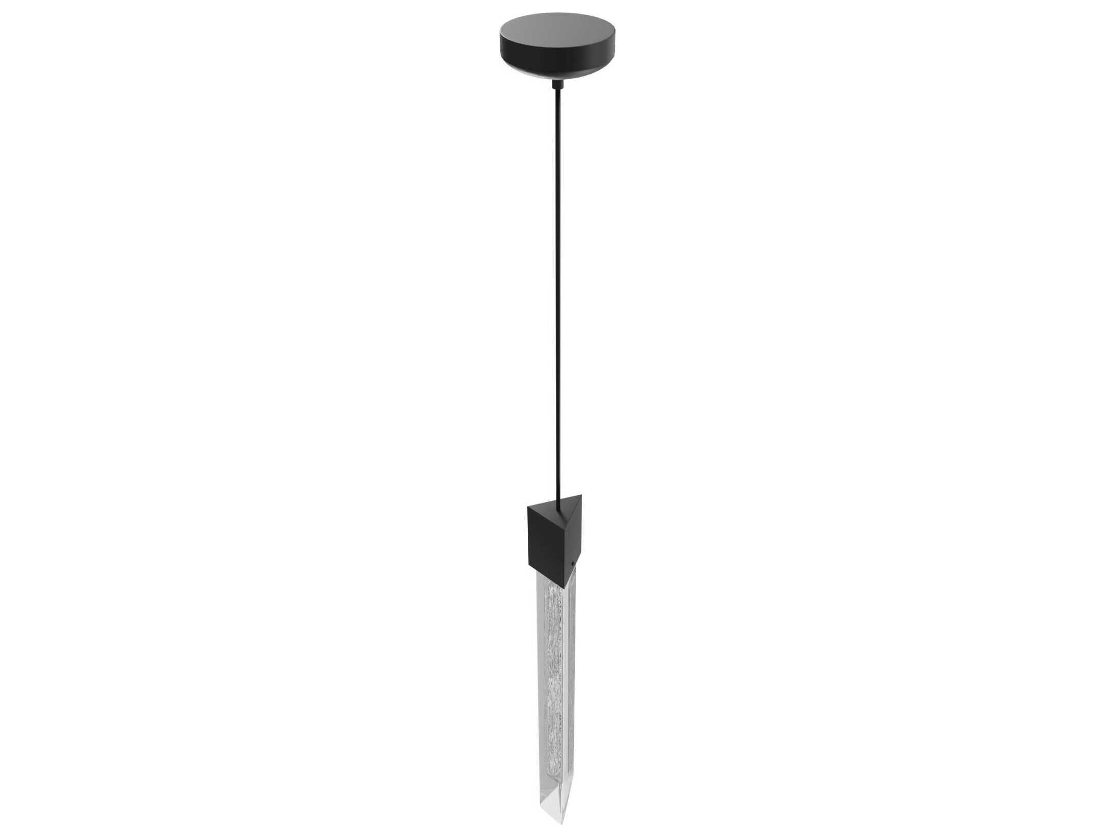 Avenue Lighting Alpine 1-Light White Black Linear Mini Pendant