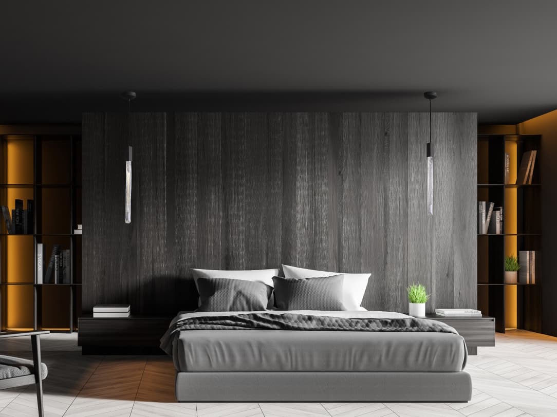 Avenue Lighting Alpine 1-Light White Black Linear Mini Pendant