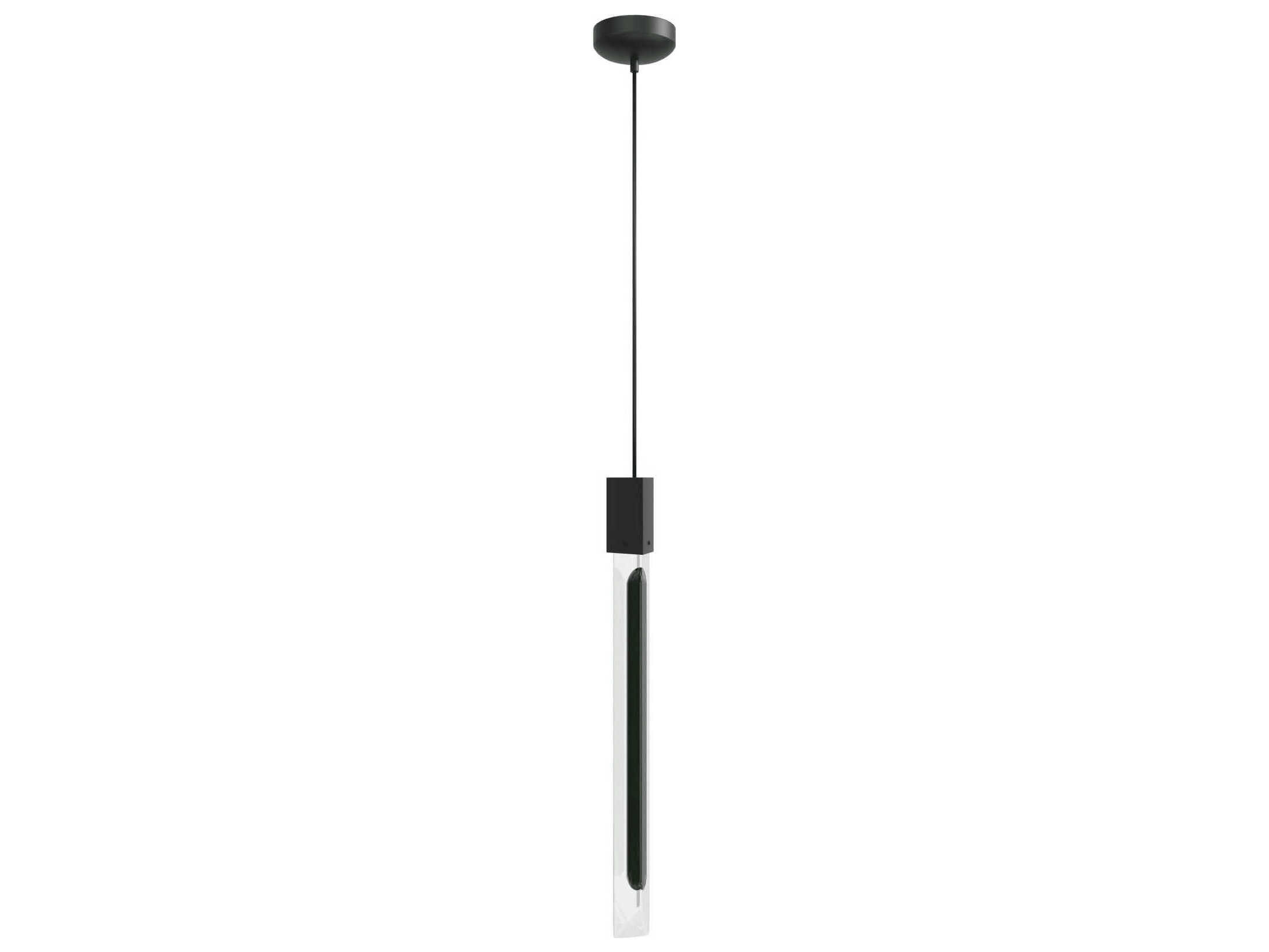 Avenue Lighting Alpine 1-Light Black Linear Mini Pendant