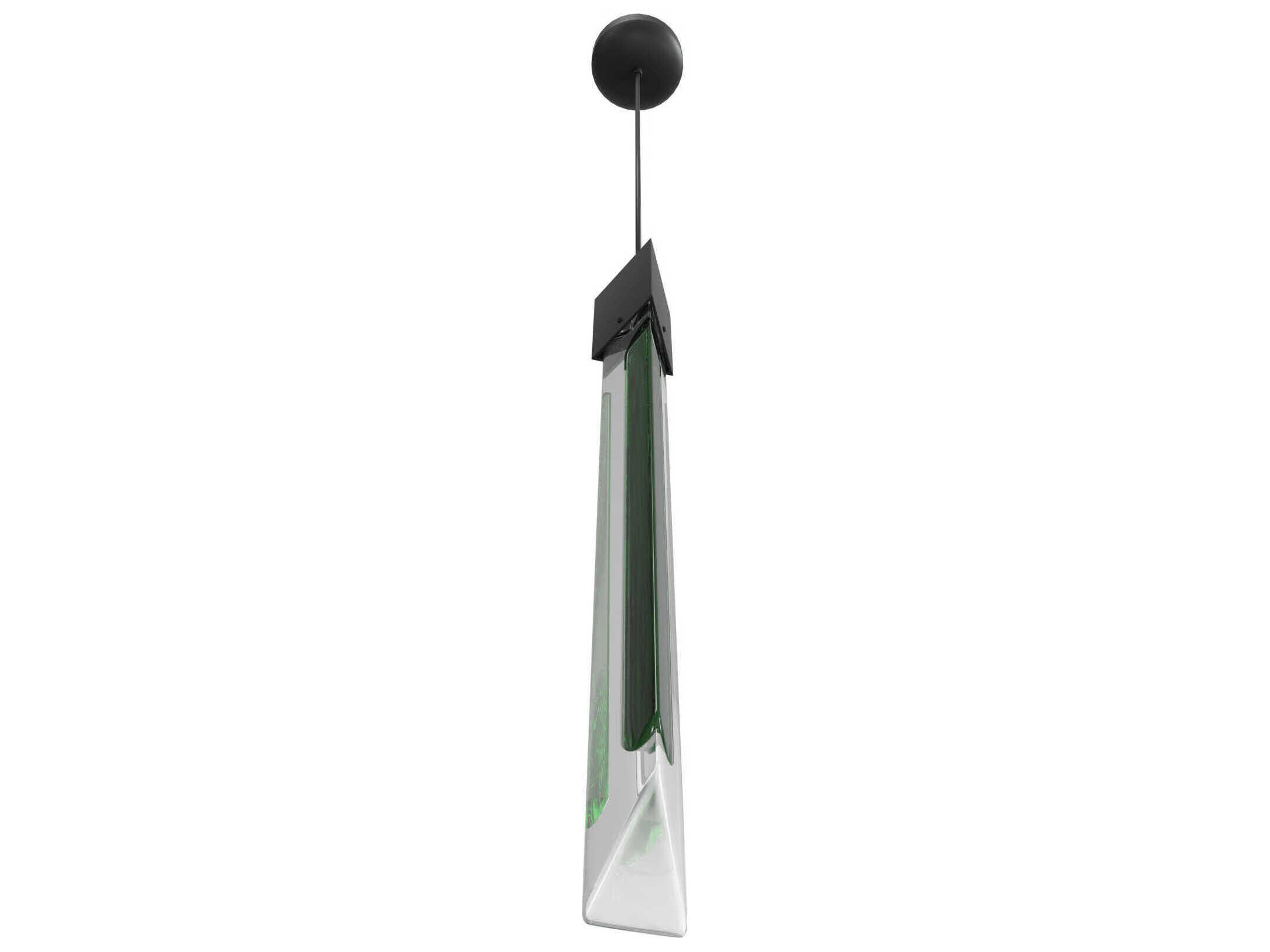 Avenue Lighting Alpine 1-Light Black Linear Mini Pendant