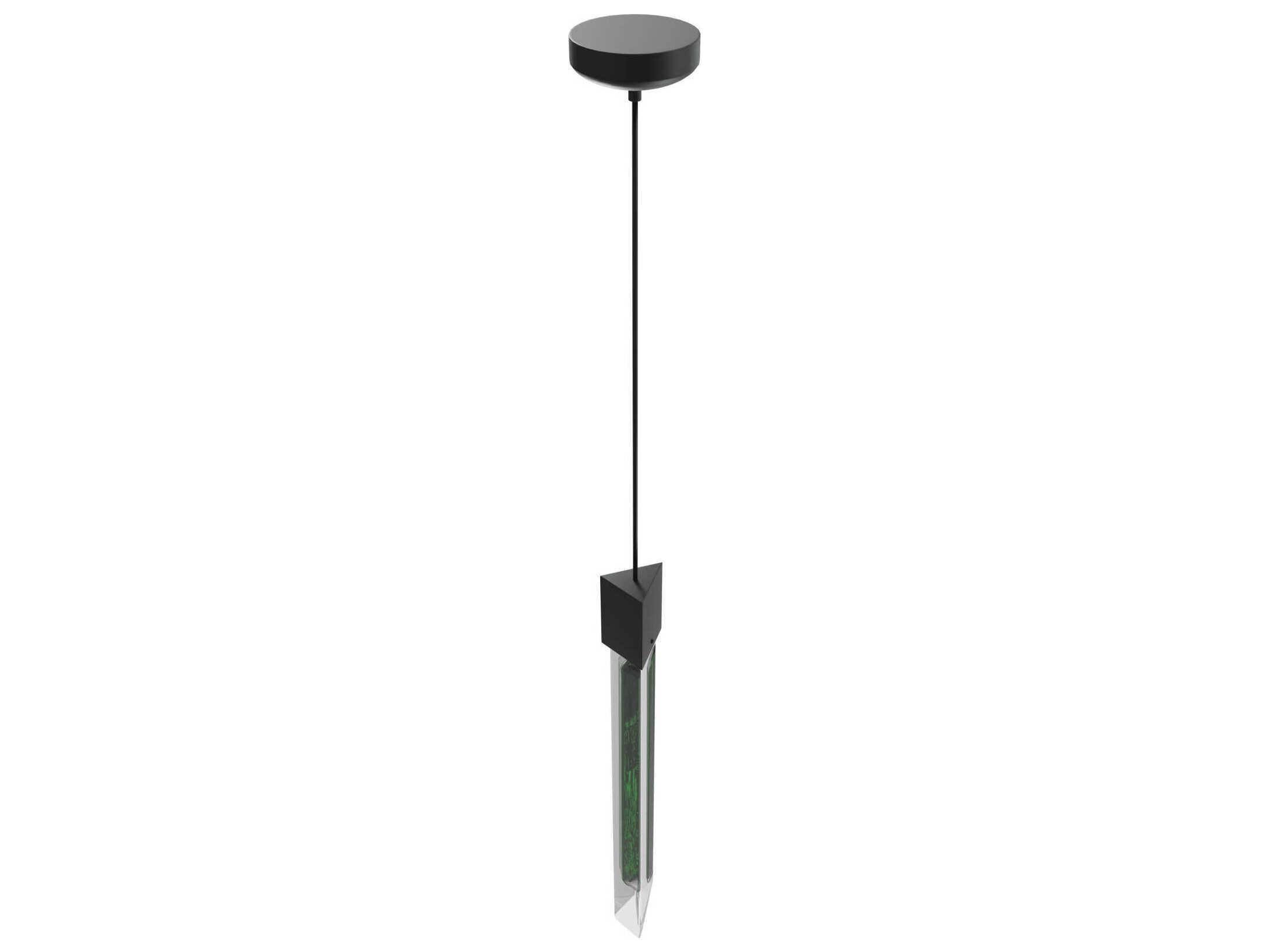 Avenue Lighting Alpine 1-Light Black Linear Mini Pendant