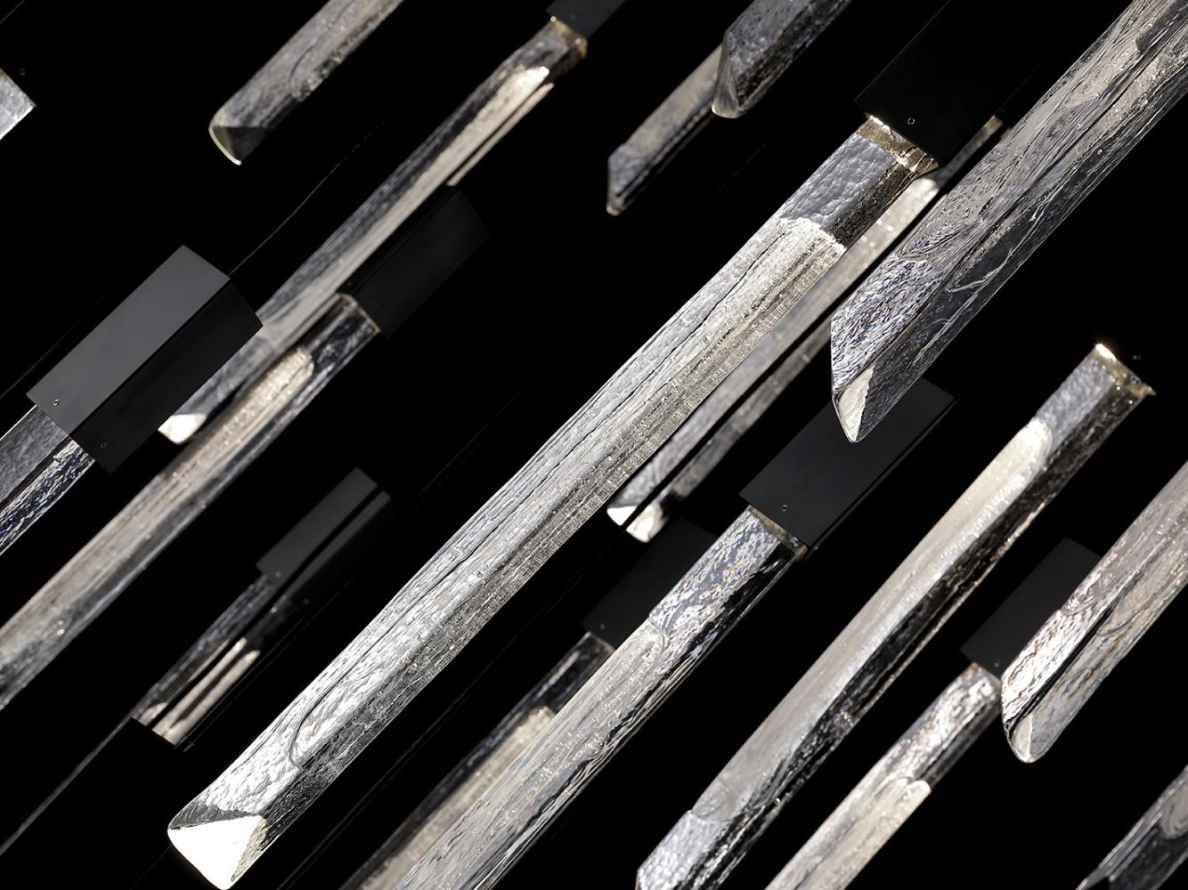 Avenue Lighting Alpine 15-Light Black Linear Pendant