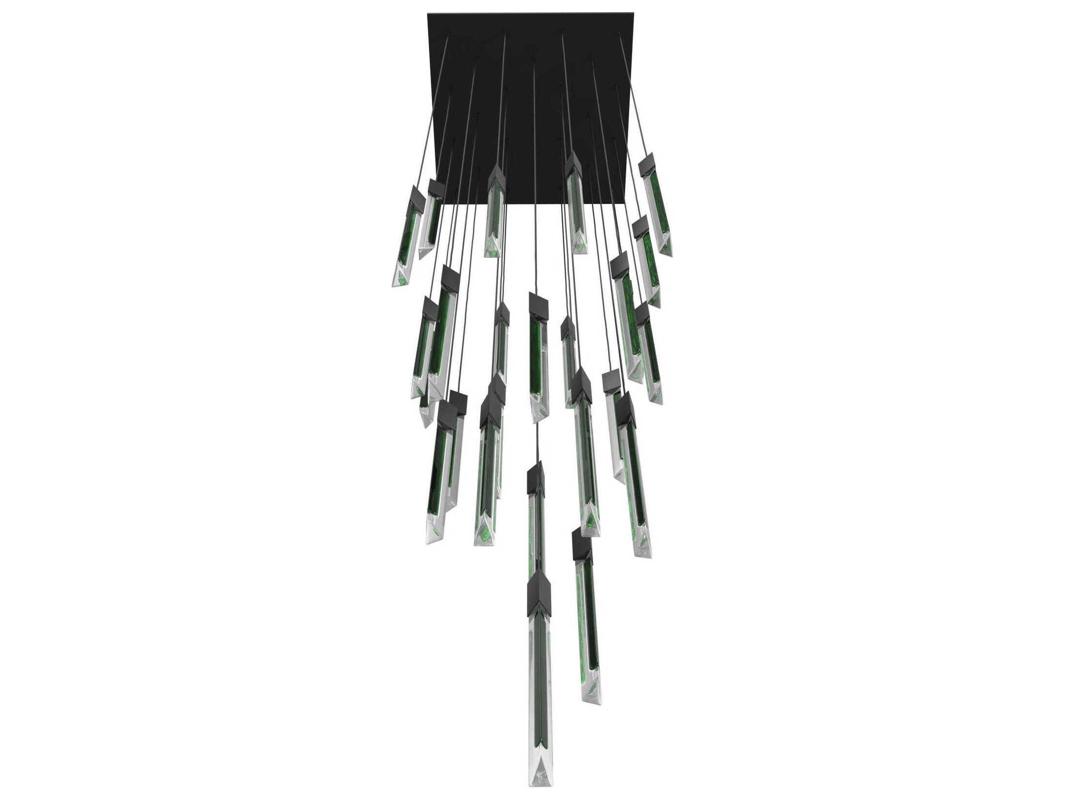 Avenue Lighting Alpine 31-Light Black Linear Pendant