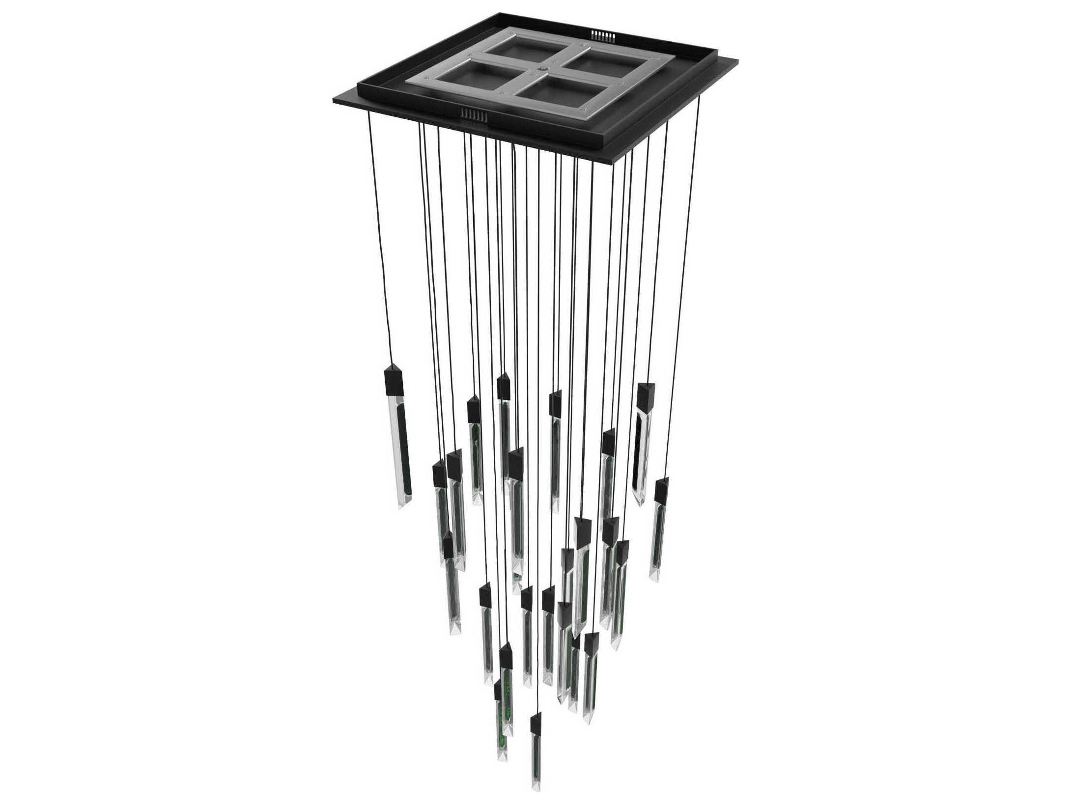 Avenue Lighting Alpine 31-Light Black Linear Pendant
