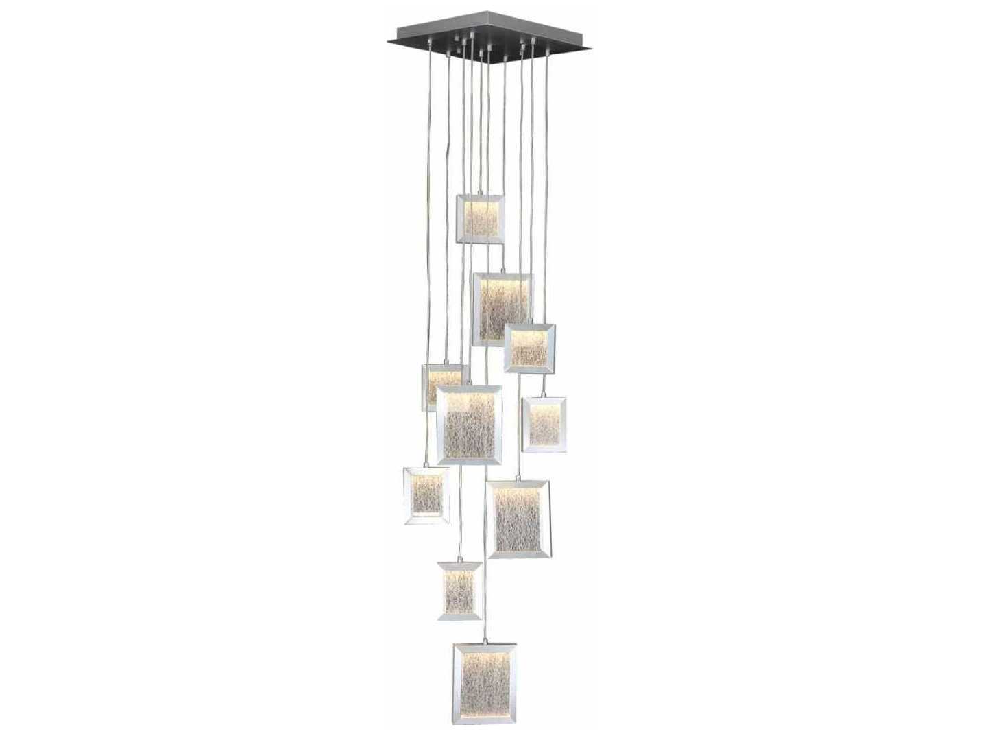 Avenue Lighting Brentwood Brushed Aluminum Silver Pendant