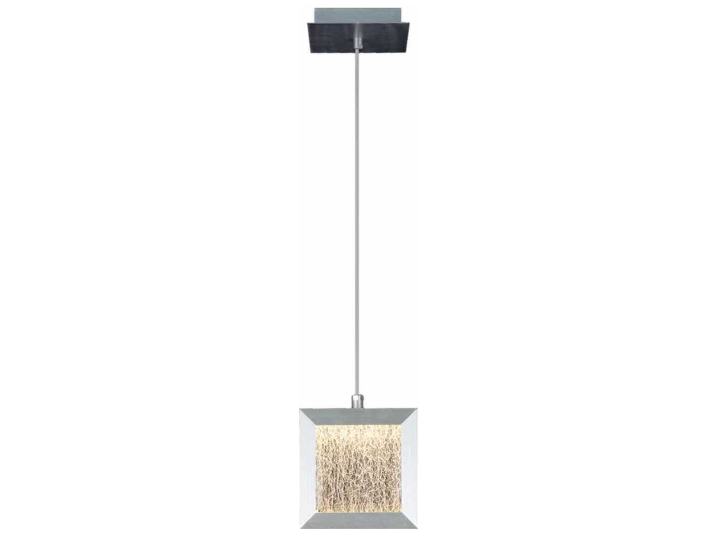 Avenue Lighting Brentwood Brushed Aluminum Gray Mini Pendant