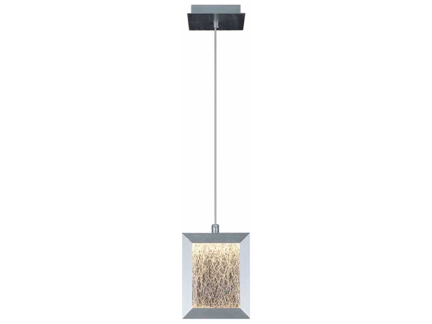 Avenue Lighting Brentwood Brushed Aluminum Gray Mini Pendant