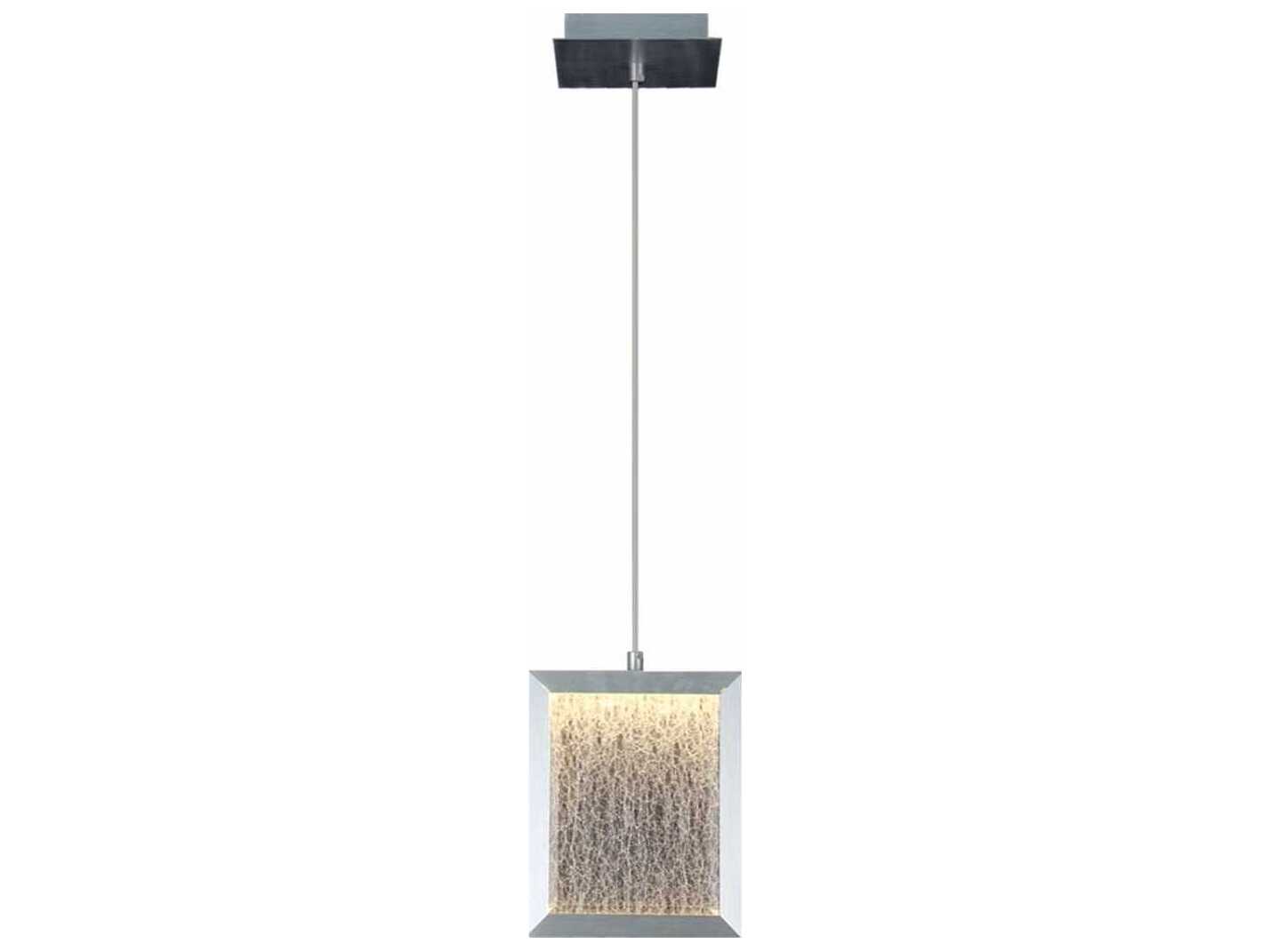 Avenue Lighting Brentwood Brushed Aluminum Gray Mini Pendant
