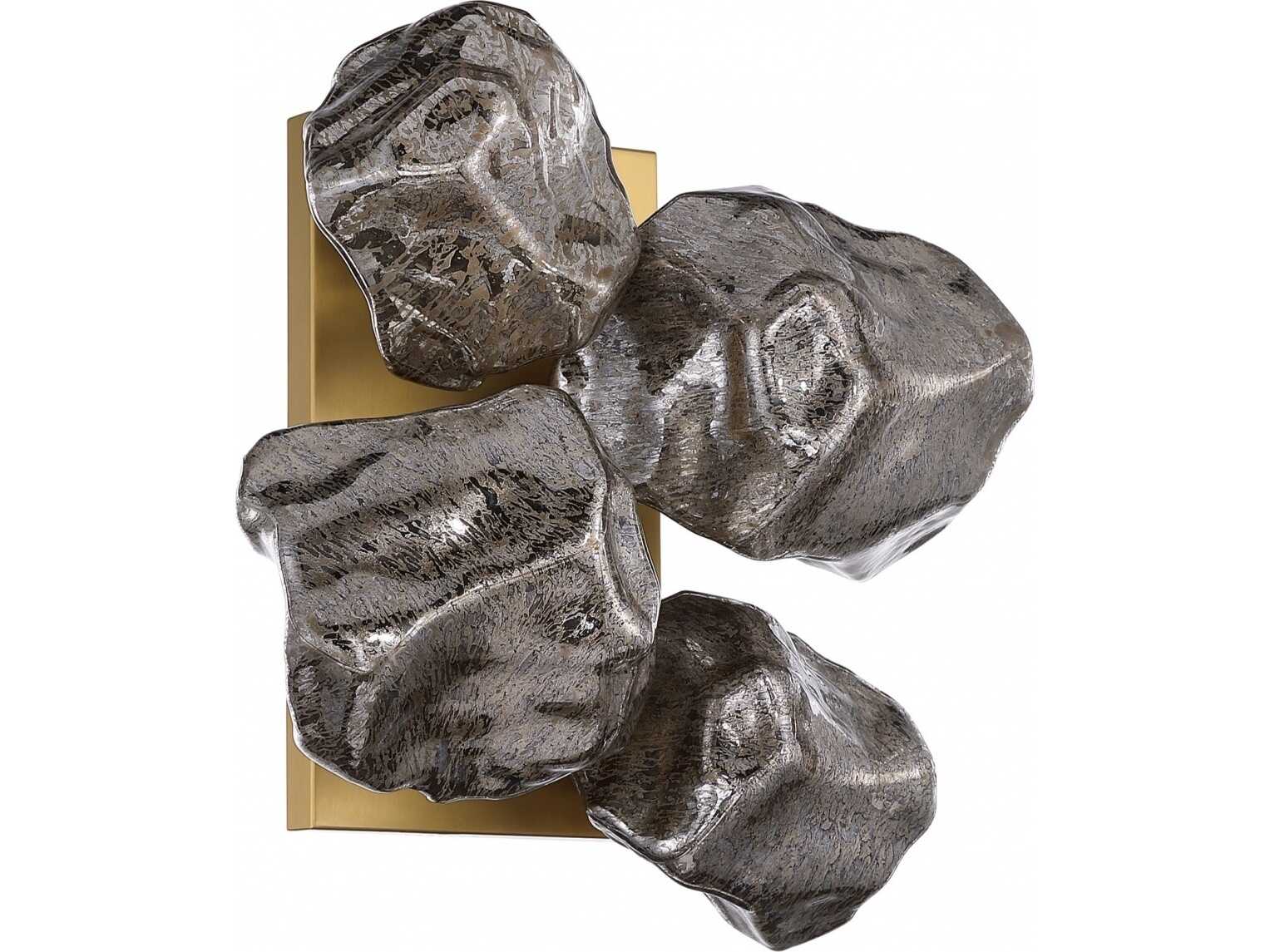 Avenue Lighting Rockefeller 4-Light Aged Brass Wall Sconce