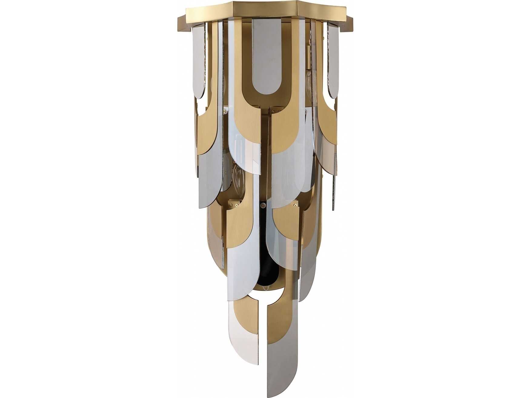 Avenue Lighting Paramount 5-Light Aged Brass Wall Sconce