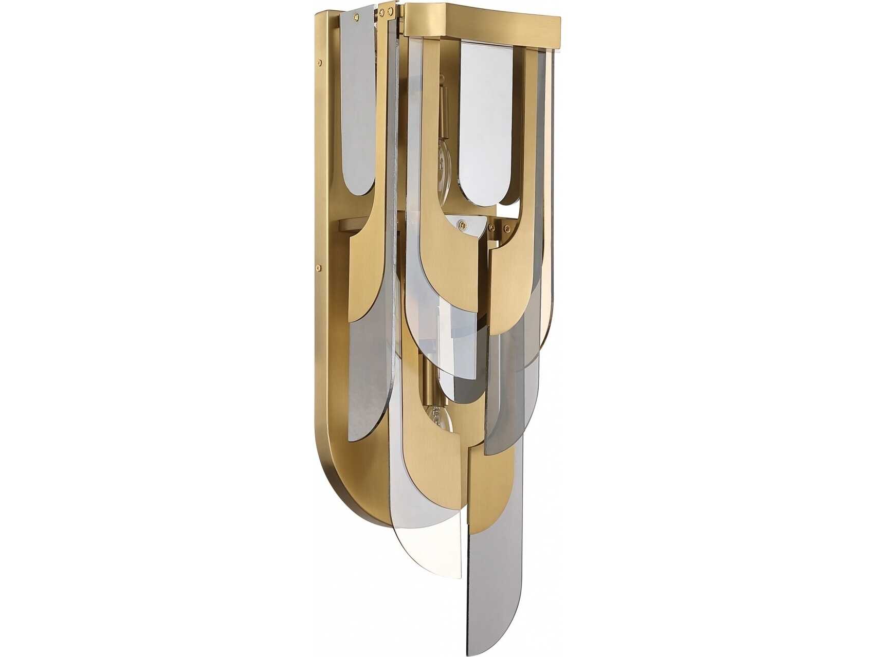 Avenue Lighting Paramount 2-Light Aged Brass Wall Sconce