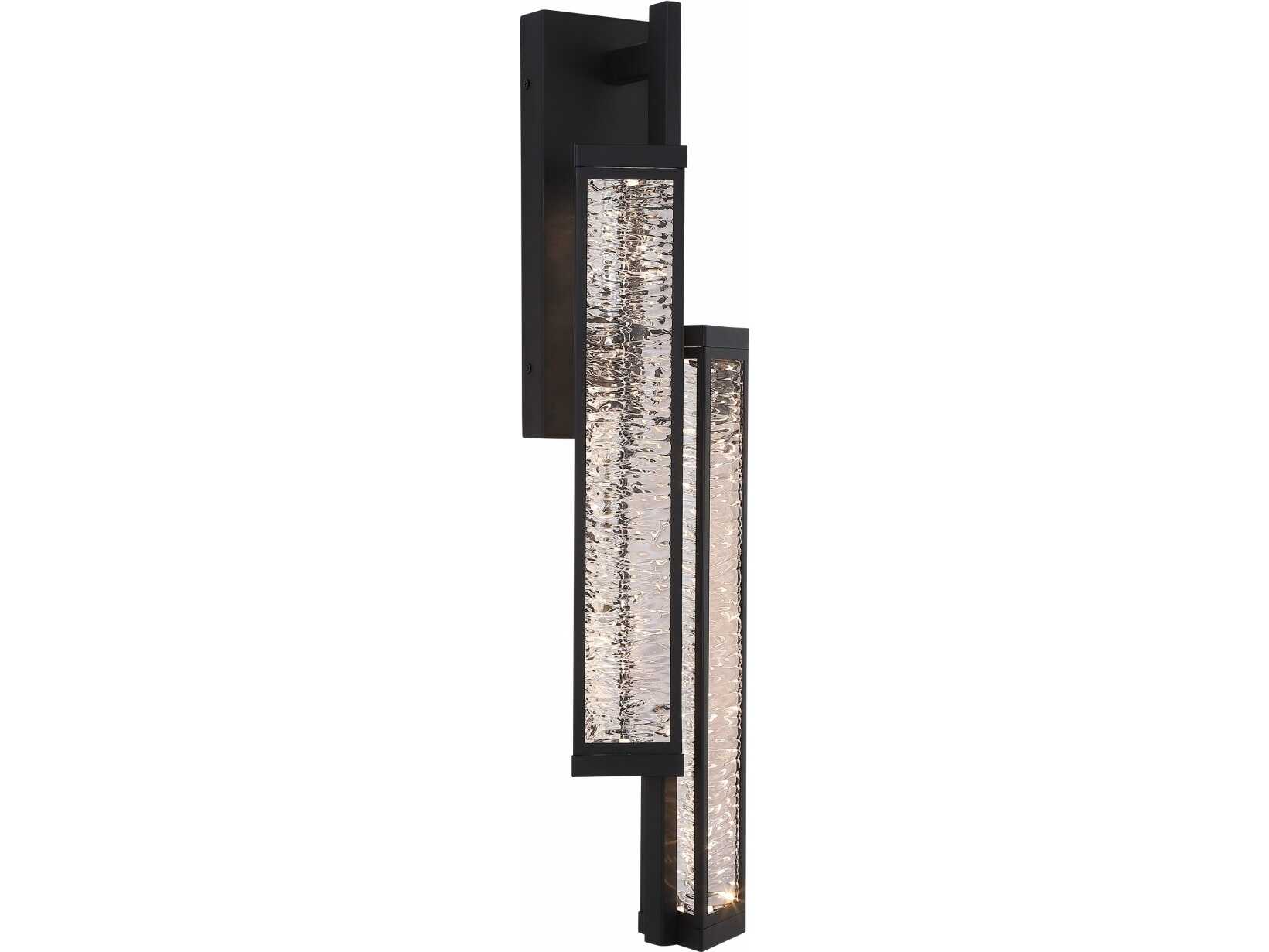 Avenue Lighting Metropole 2-Light Matte Black Wall Sconce