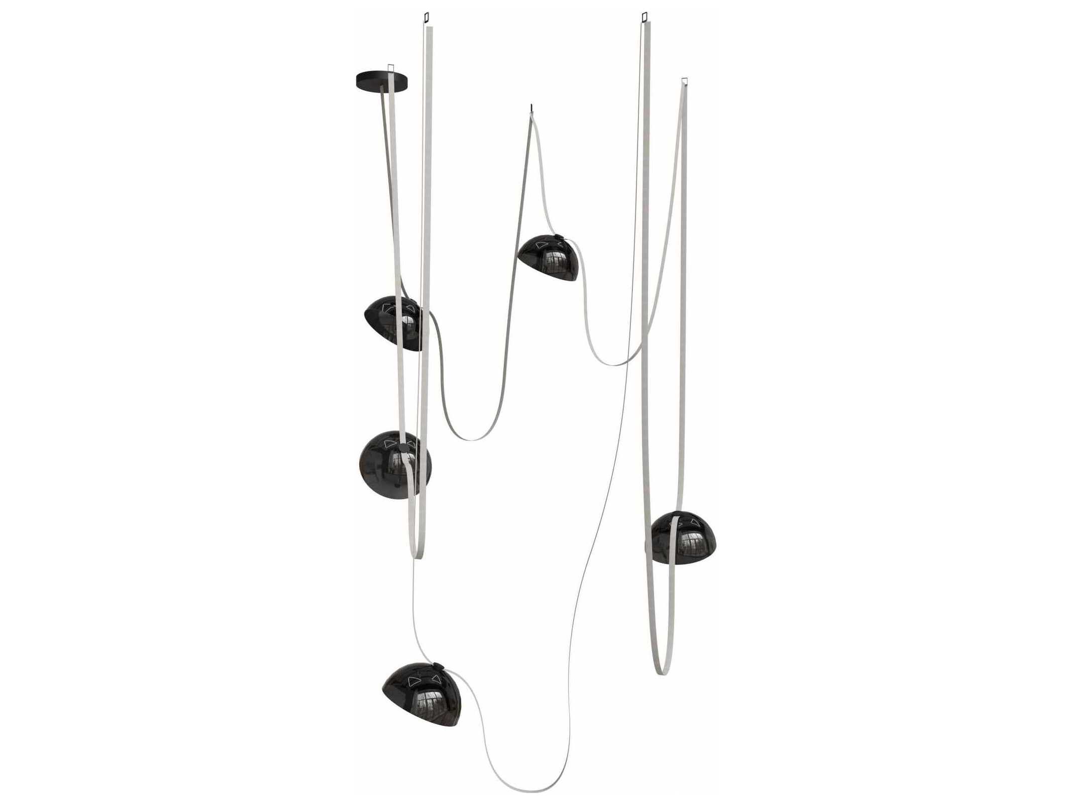 Avenue Lighting Fremont 5-Light Black Pendant