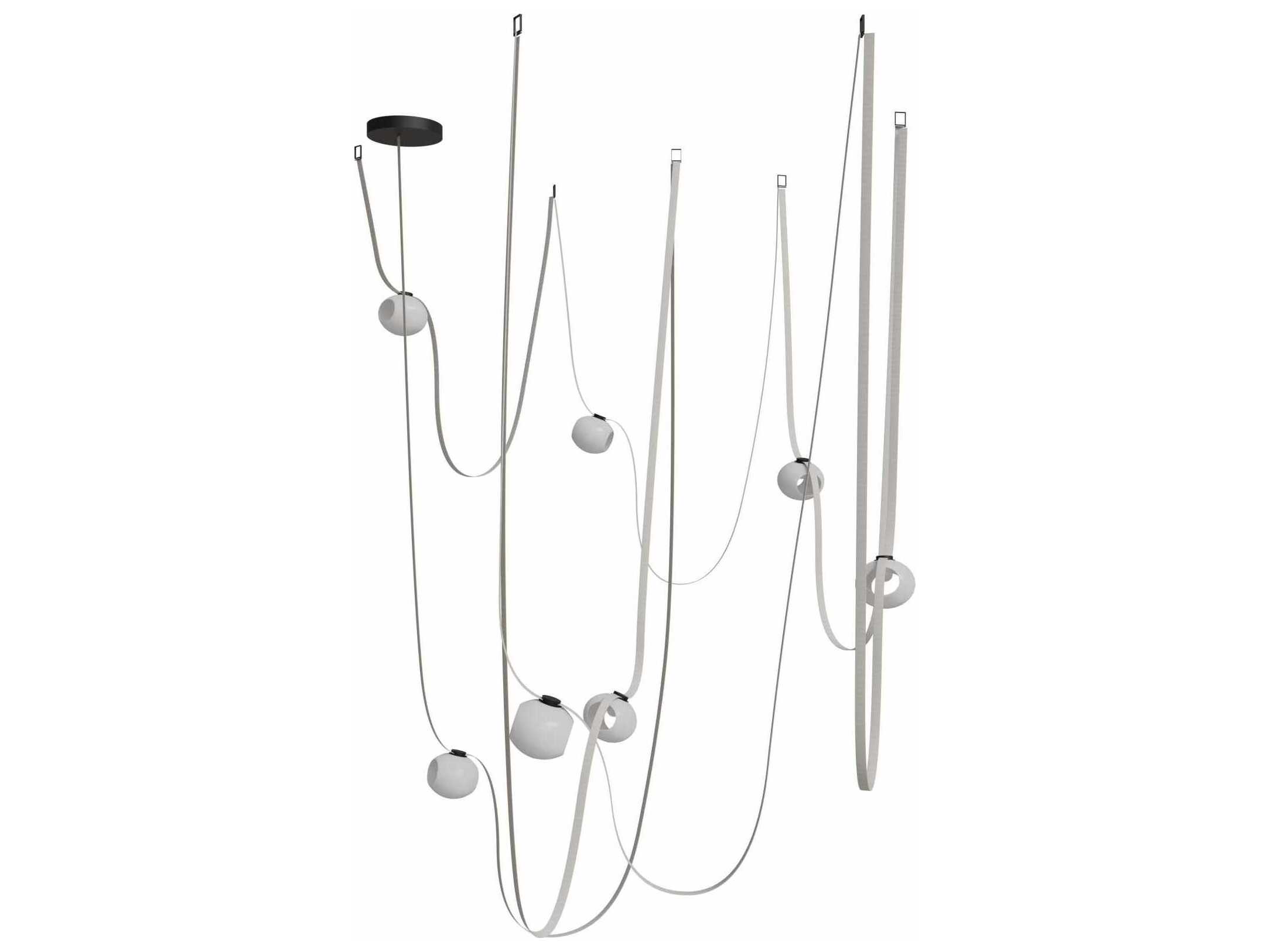 Avenue Lighting Fremont 7-Light Black Globe Pendant