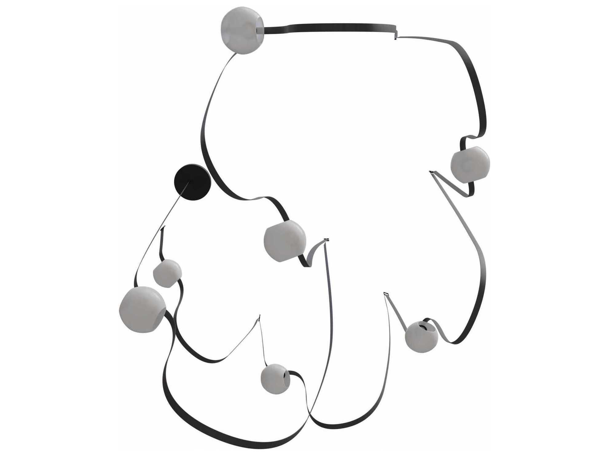 Avenue Lighting Fremont 7-Light Black Globe Pendant