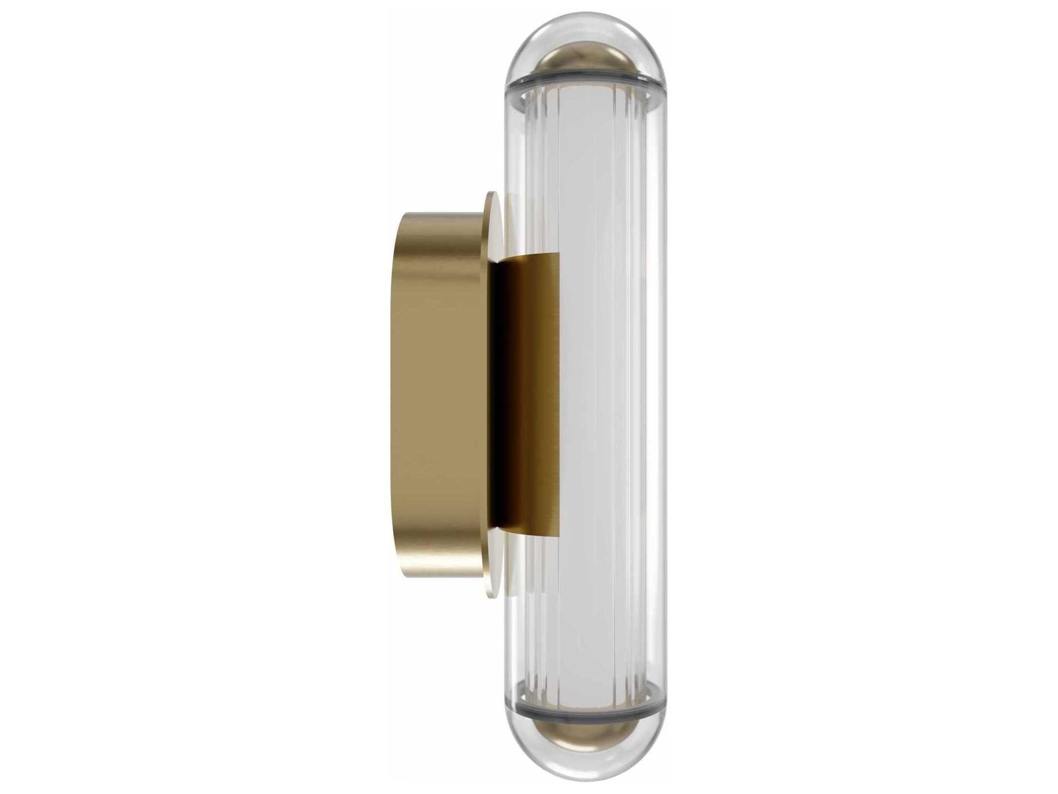Avenue Lighting Nautilus 1-Light Aged Brass Wall Sconce