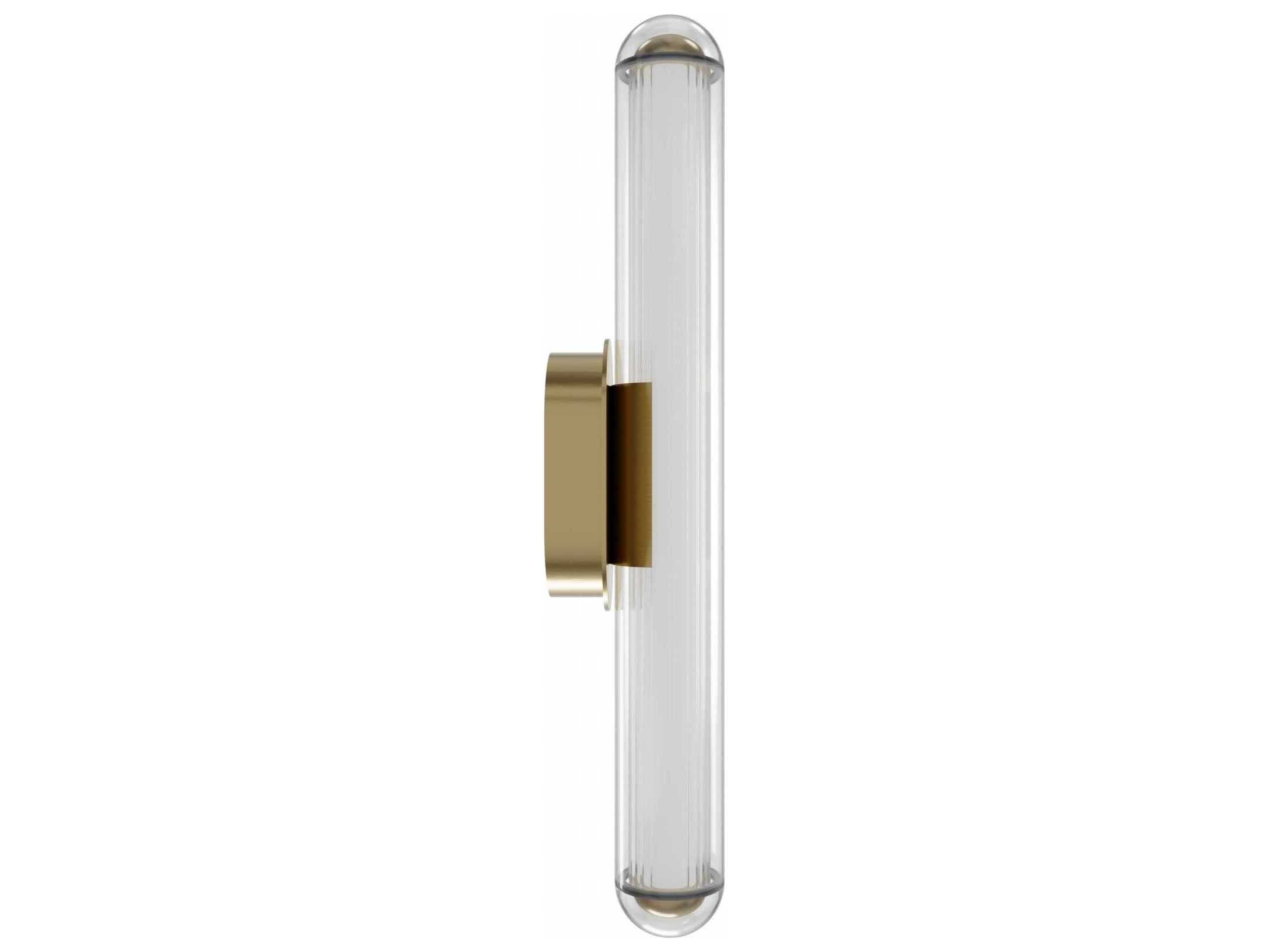 Avenue Lighting Nautilus 1-Light Aged Brass Wall Sconce