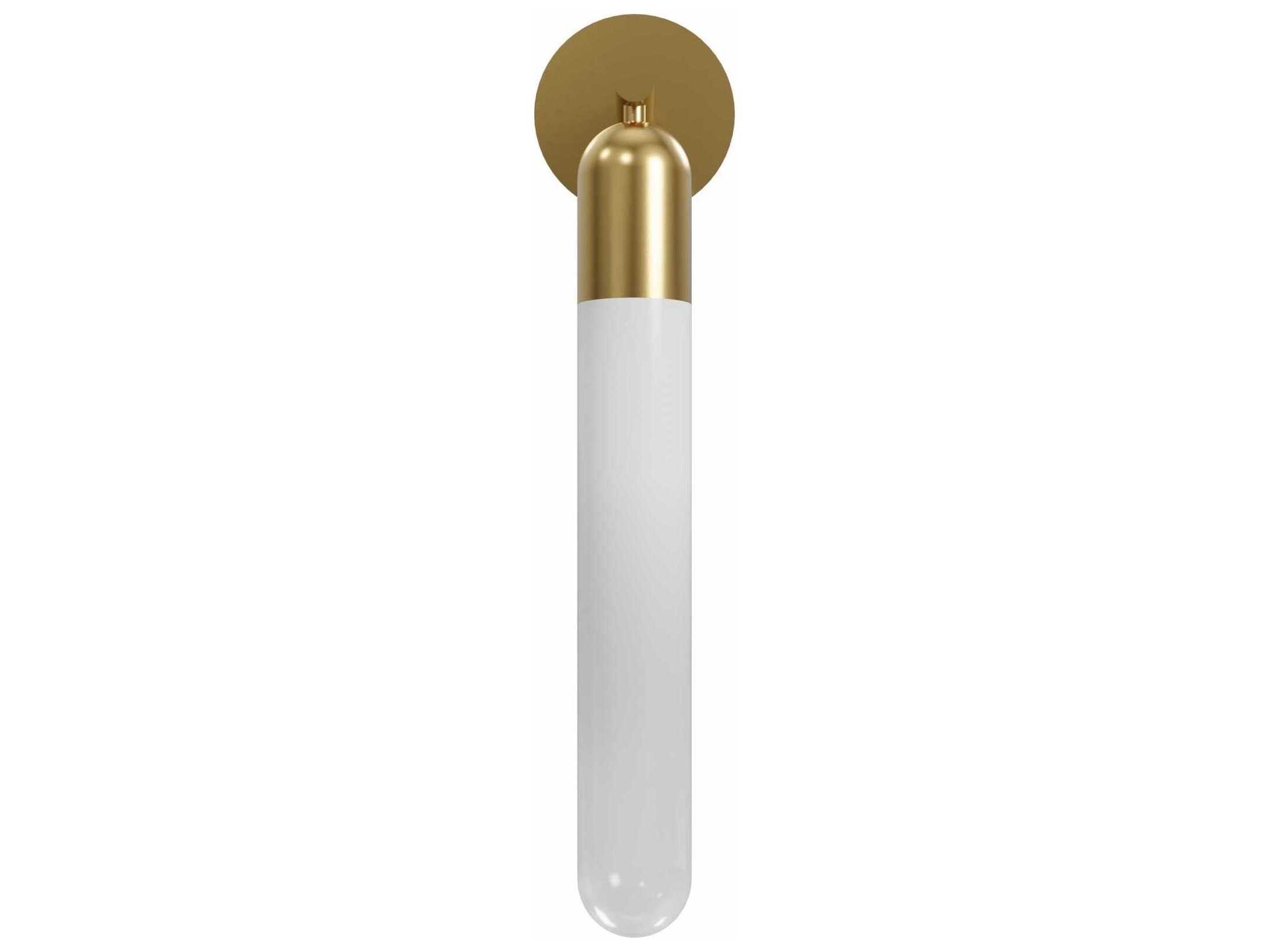 Avenue Lighting Tribeca 1-Light Aged Brass Wall Sconce