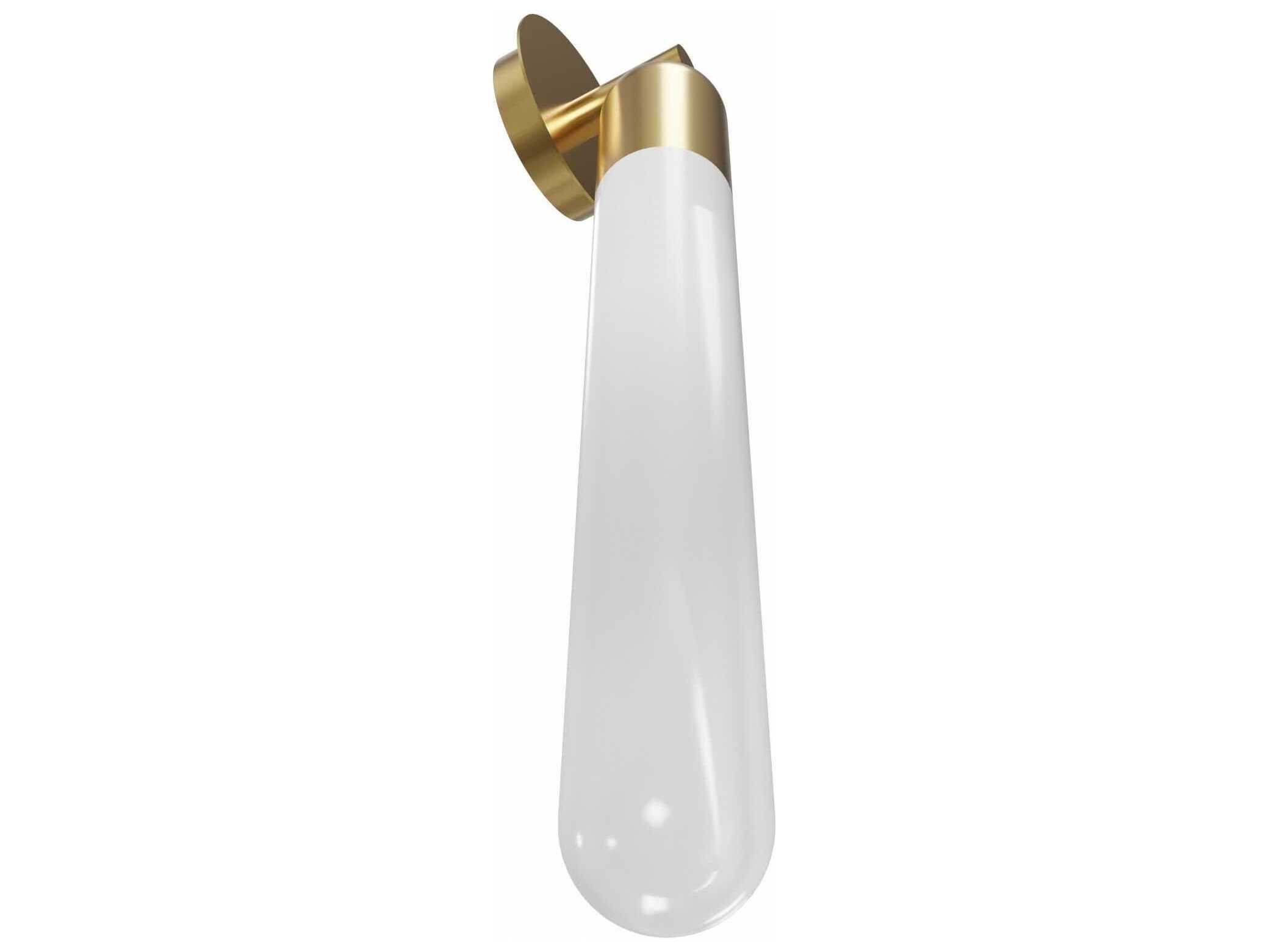 Avenue Lighting Tribeca 1-Light Aged Brass Wall Sconce