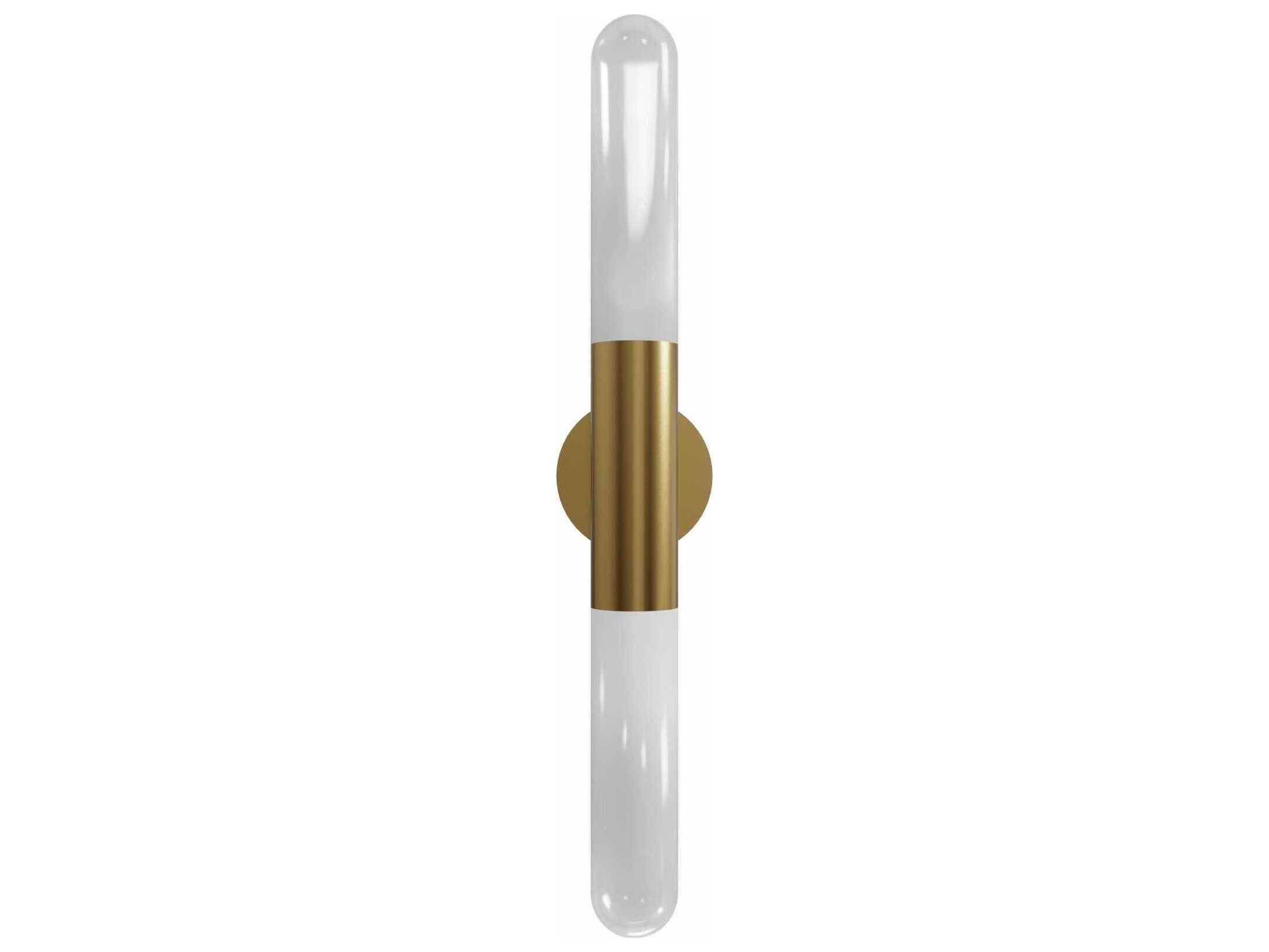 Avenue Lighting Tribeca 2-Light Aged Brass Wall Sconce
