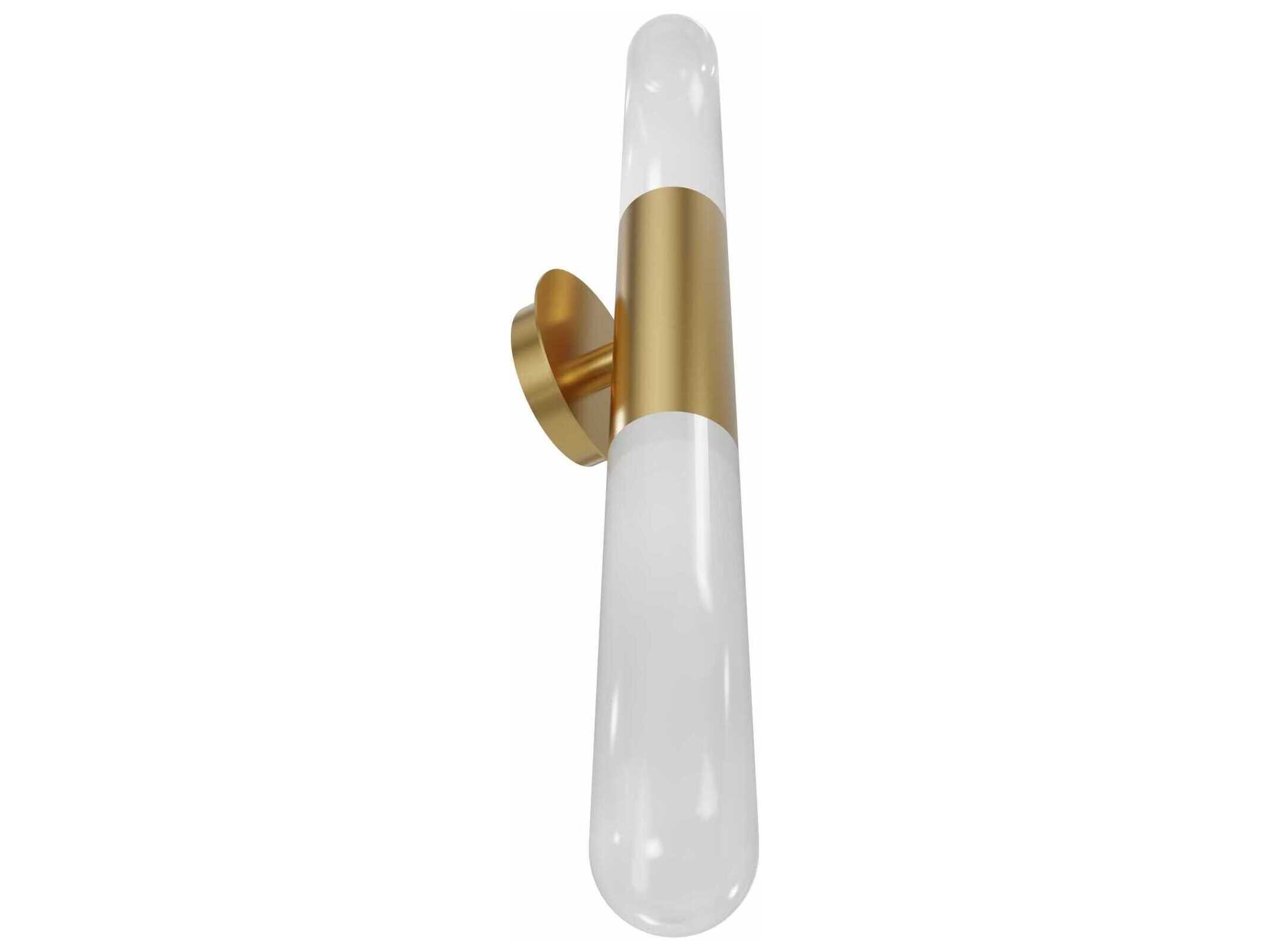 Avenue Lighting Tribeca 2-Light Aged Brass Wall Sconce