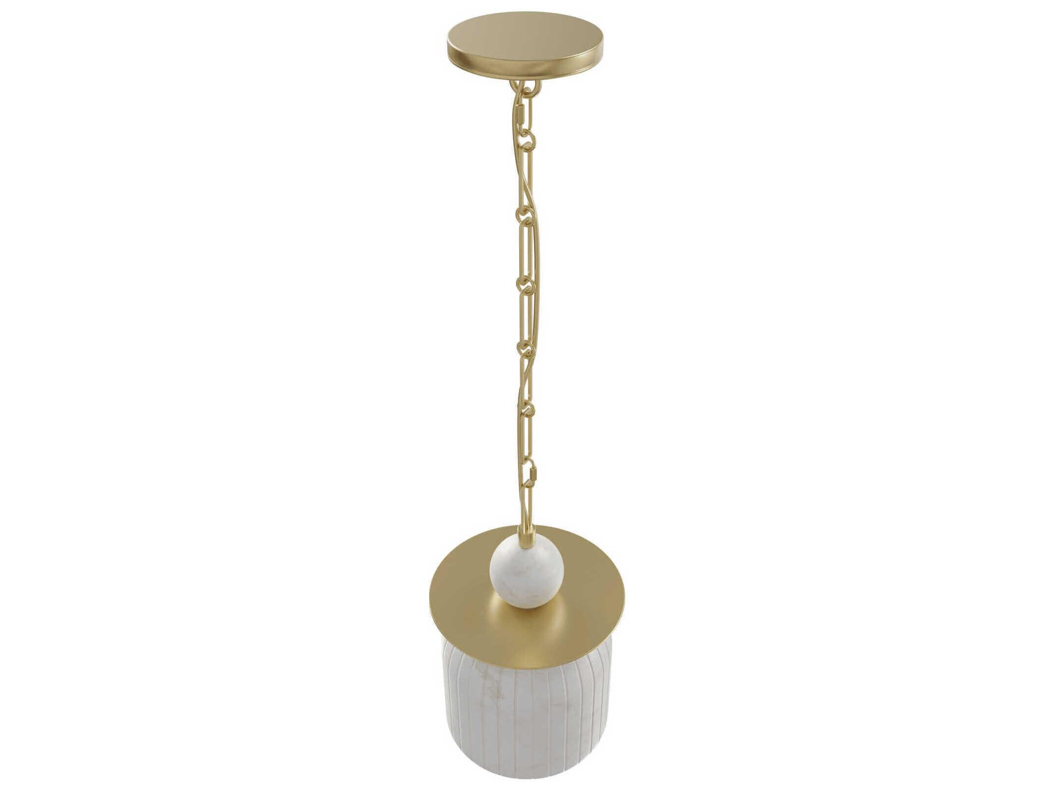 Avenue Lighting Westwood Brushed Brass Mini Pendant