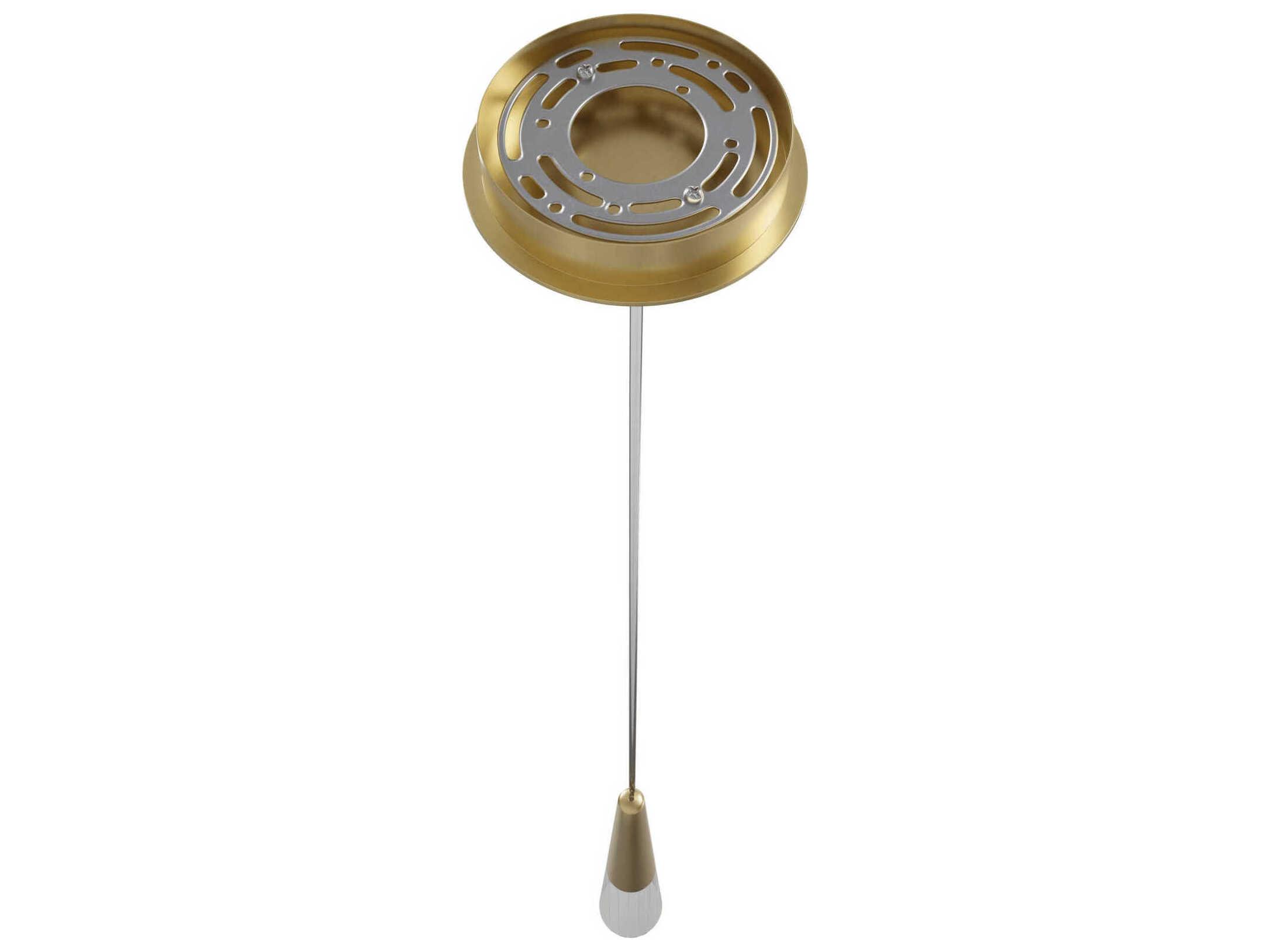 Avenue Lighting Encino 1-Light Brushed Brass Linear Mini Pendant