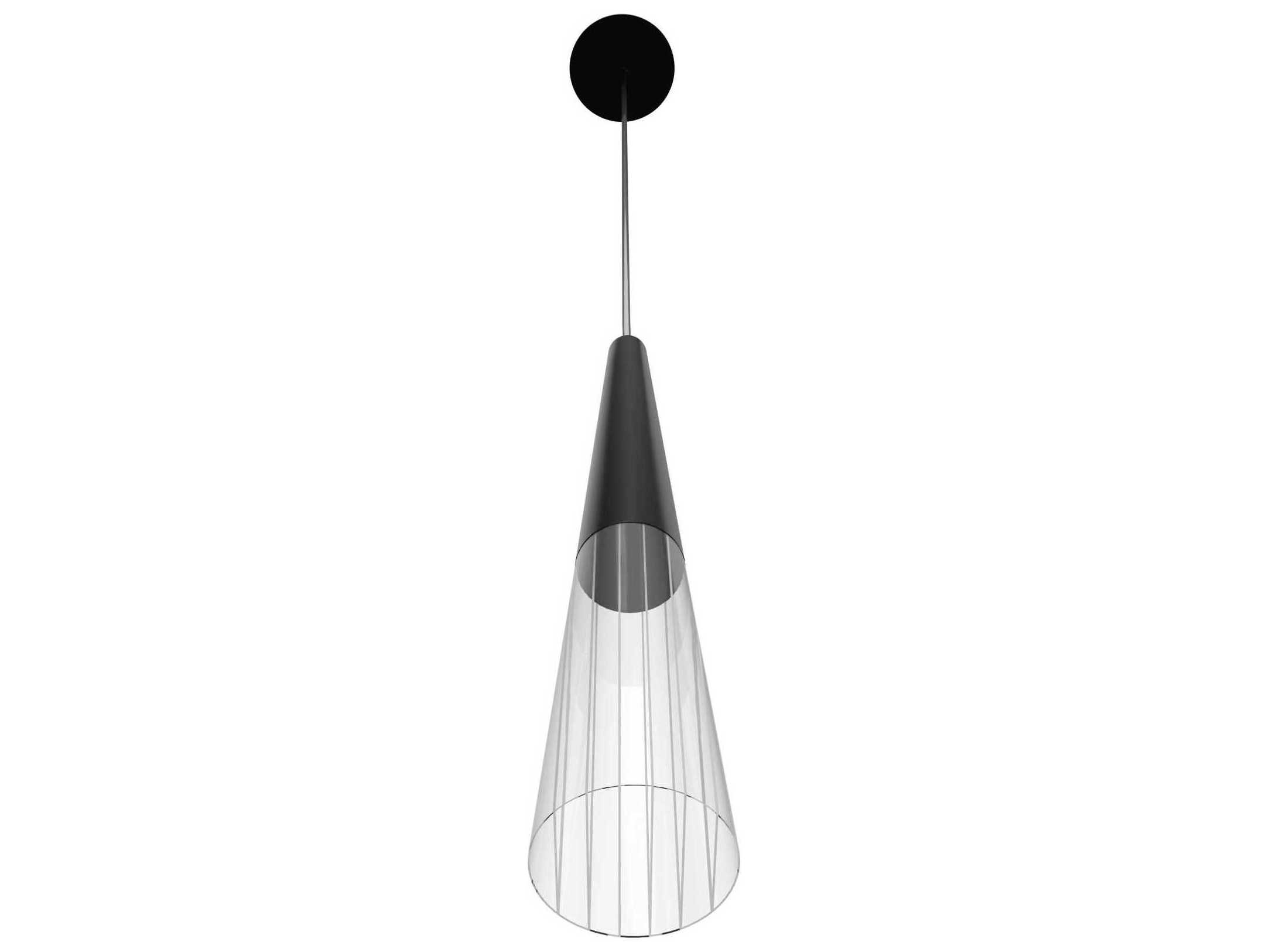 Avenue Lighting Encino 1-Light Gun Metal Gunmetal Linear Mini Pendant