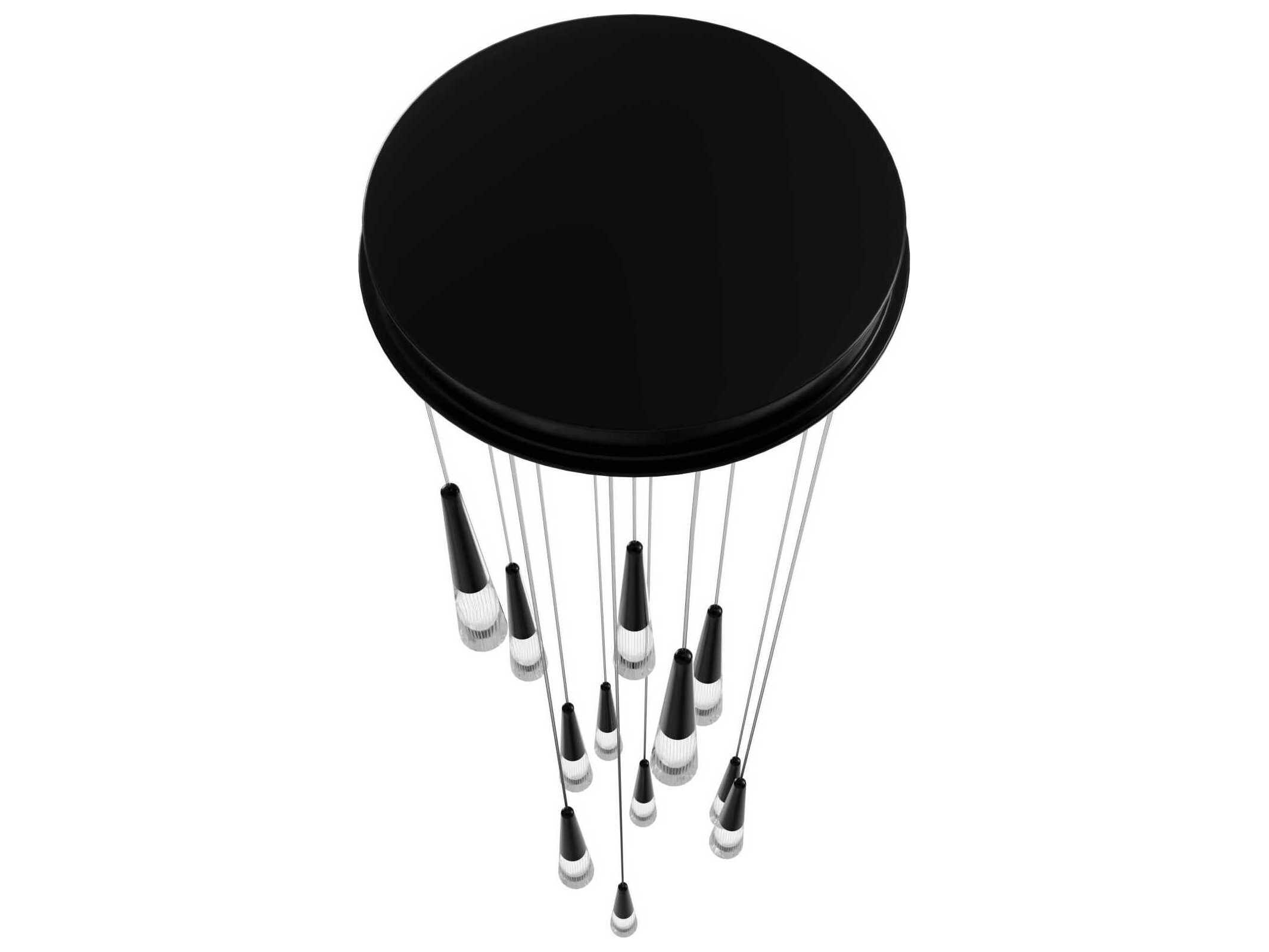 Avenue Lighting Encino 13-Light Gun Metal Gunmetal Linear Pendant