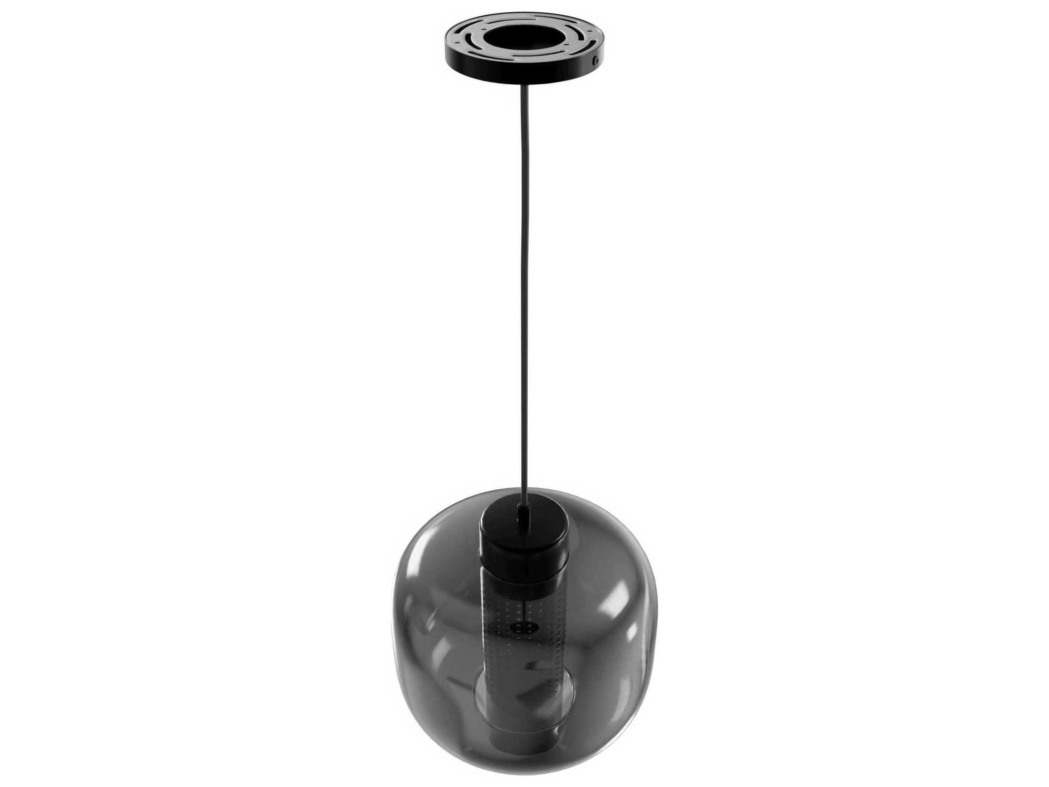 Avenue Lighting Cosmopolitan 1-Light Gun Metal Gunmetal Mini Pendant